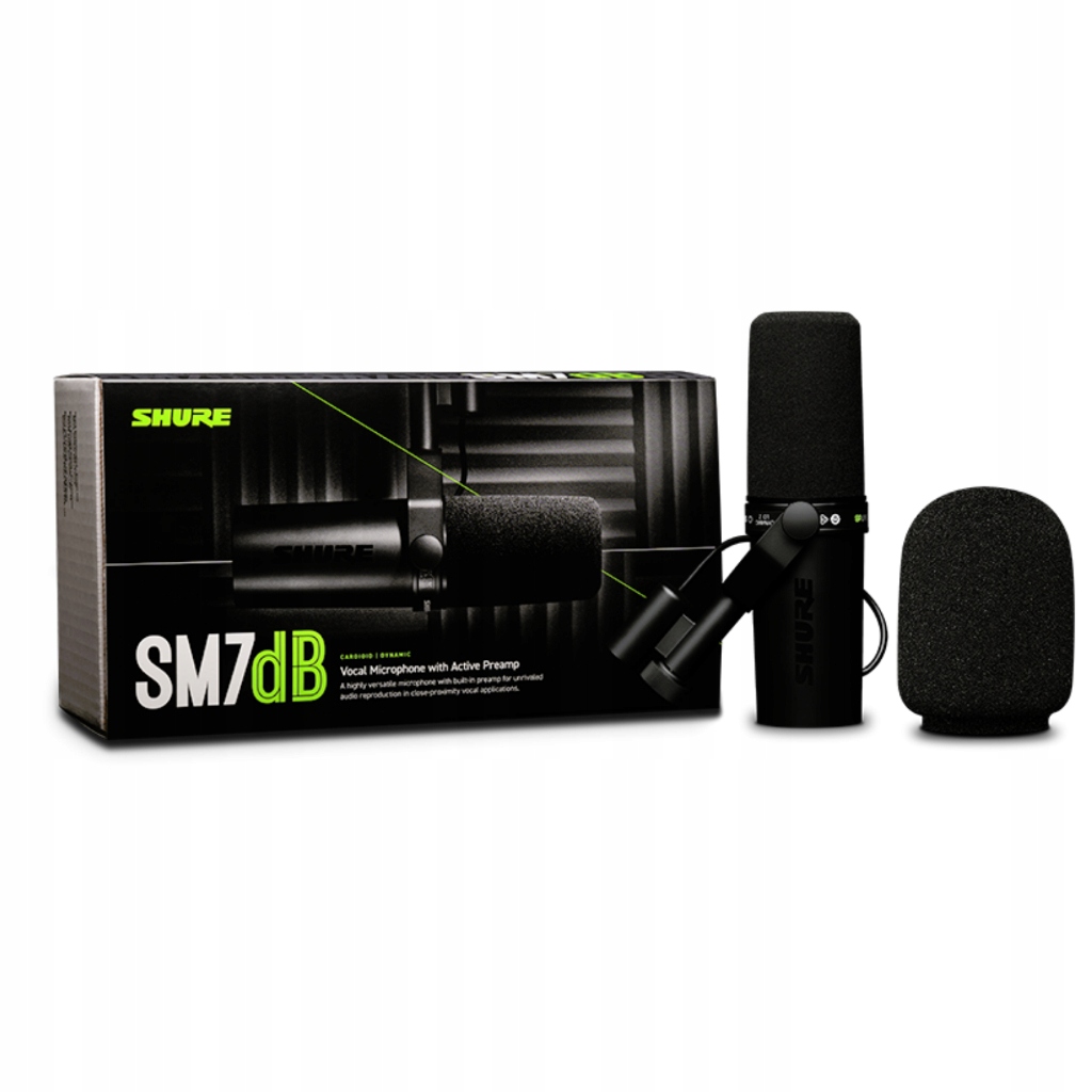 Mikrofon dynamiczny wokalowy lektorski Shure SM7dB