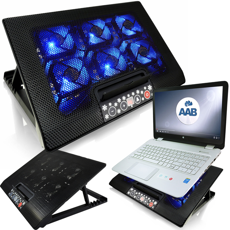 CICHA PODSTAWKA PODKŁADKA CHŁODZĄCA POD LAPTOP-A 15-17" 6x WENTYLATOR-Y USB Producent Aab cooling