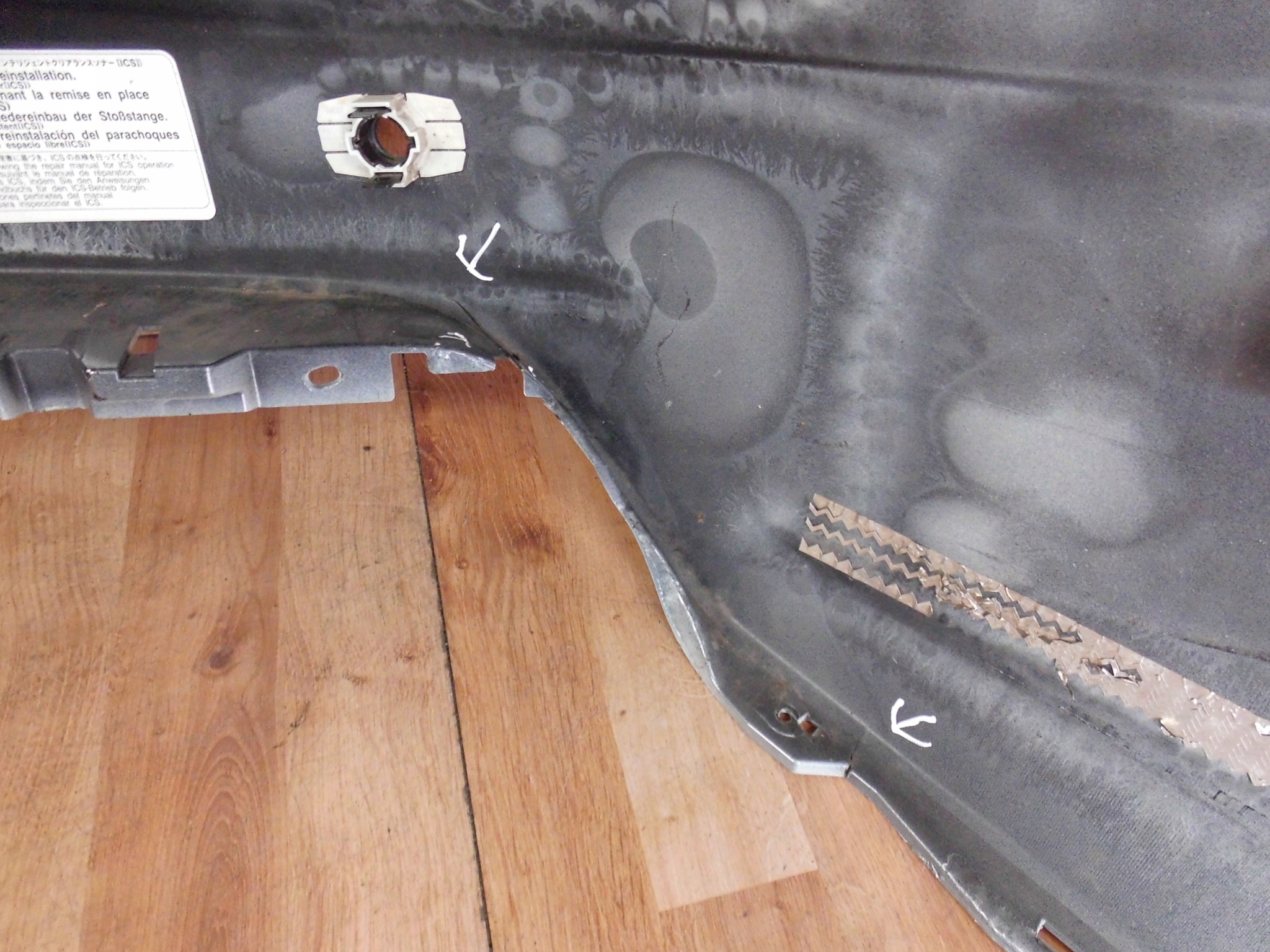 Lexus NX300H 2014-2017 bumper rear rear part