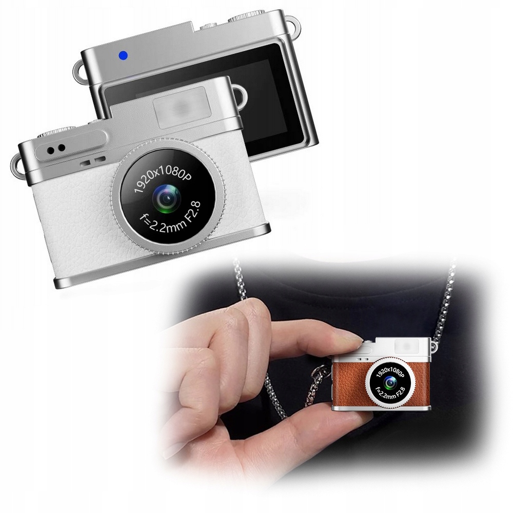 Mini Aparat Cyfrowy Xrec X4 2MP 1080p LCD 0,96 Wisiorek Breloczek Zawieszka
