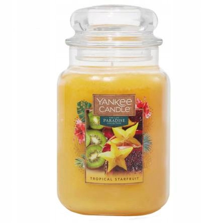 Yankee Candle Velká vonná svíčka ve sklenici Tropical Starfruit 623g