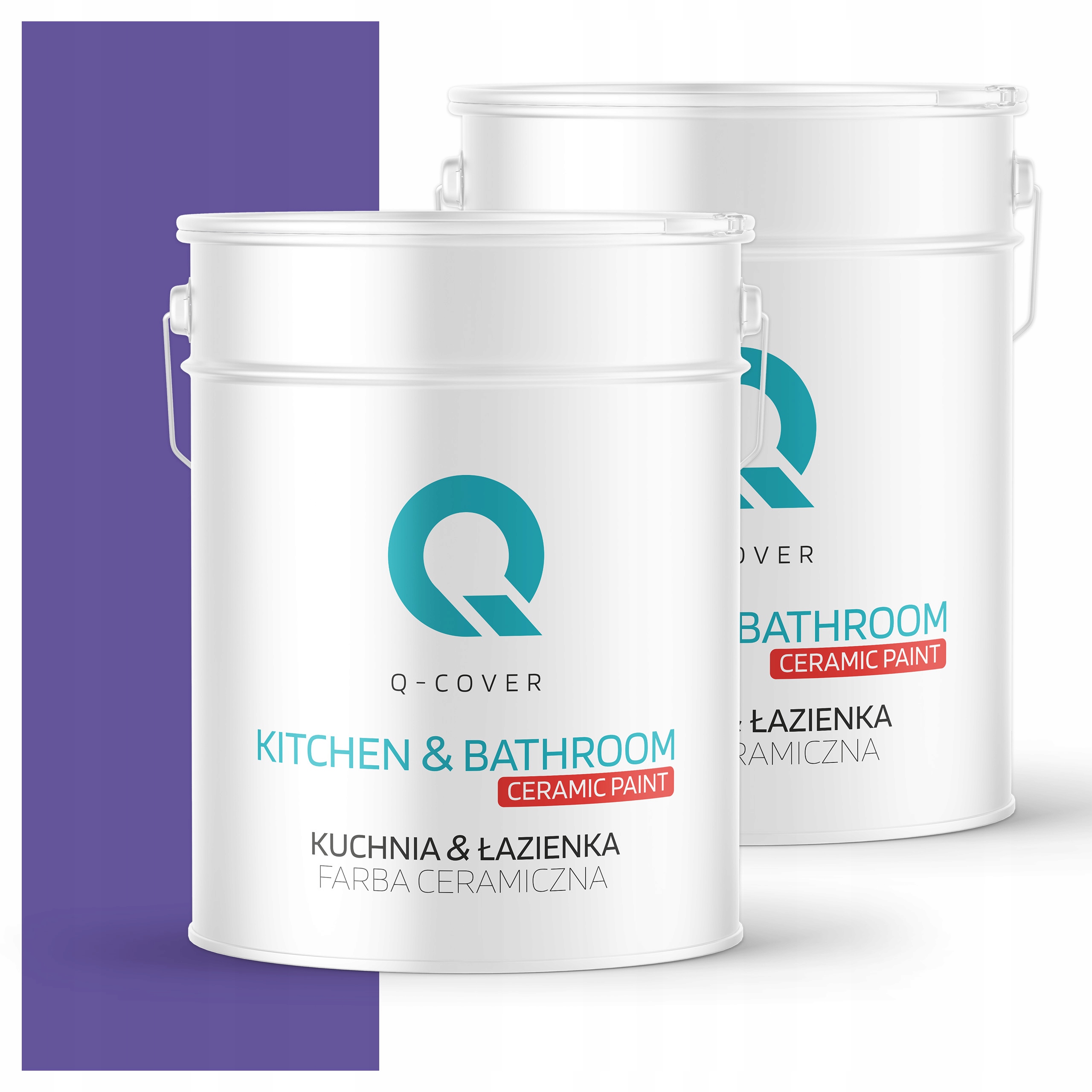 Umývateľná farba do kuchyne a kúpeľne 10L Hlboká matná farba Purpurová H2711