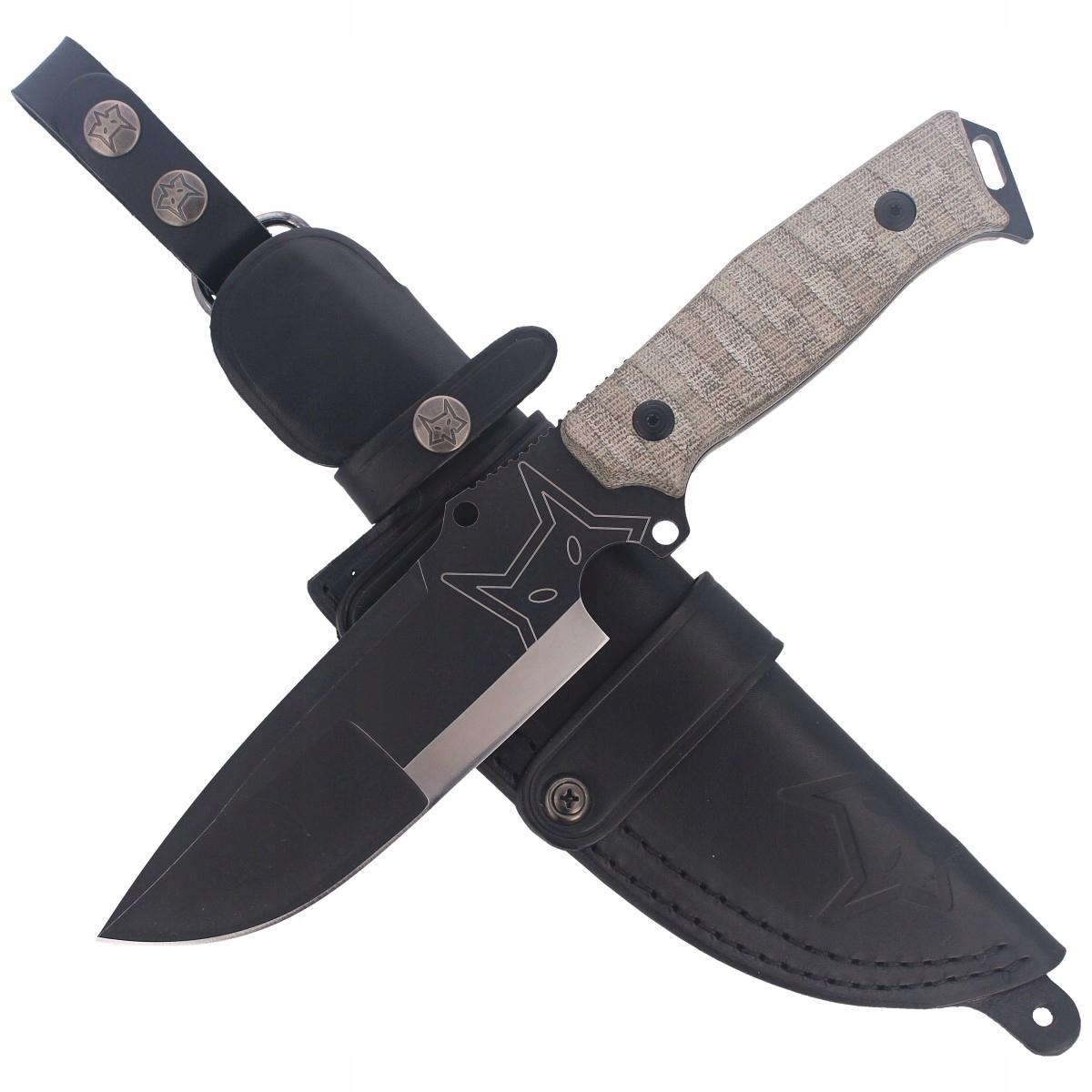 Nůž Fox Sherpa Canvas Micarta 140 mm (FX-610)