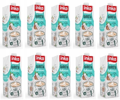 10x 1l Inka Barista Napój kokosowy Zgrzewka