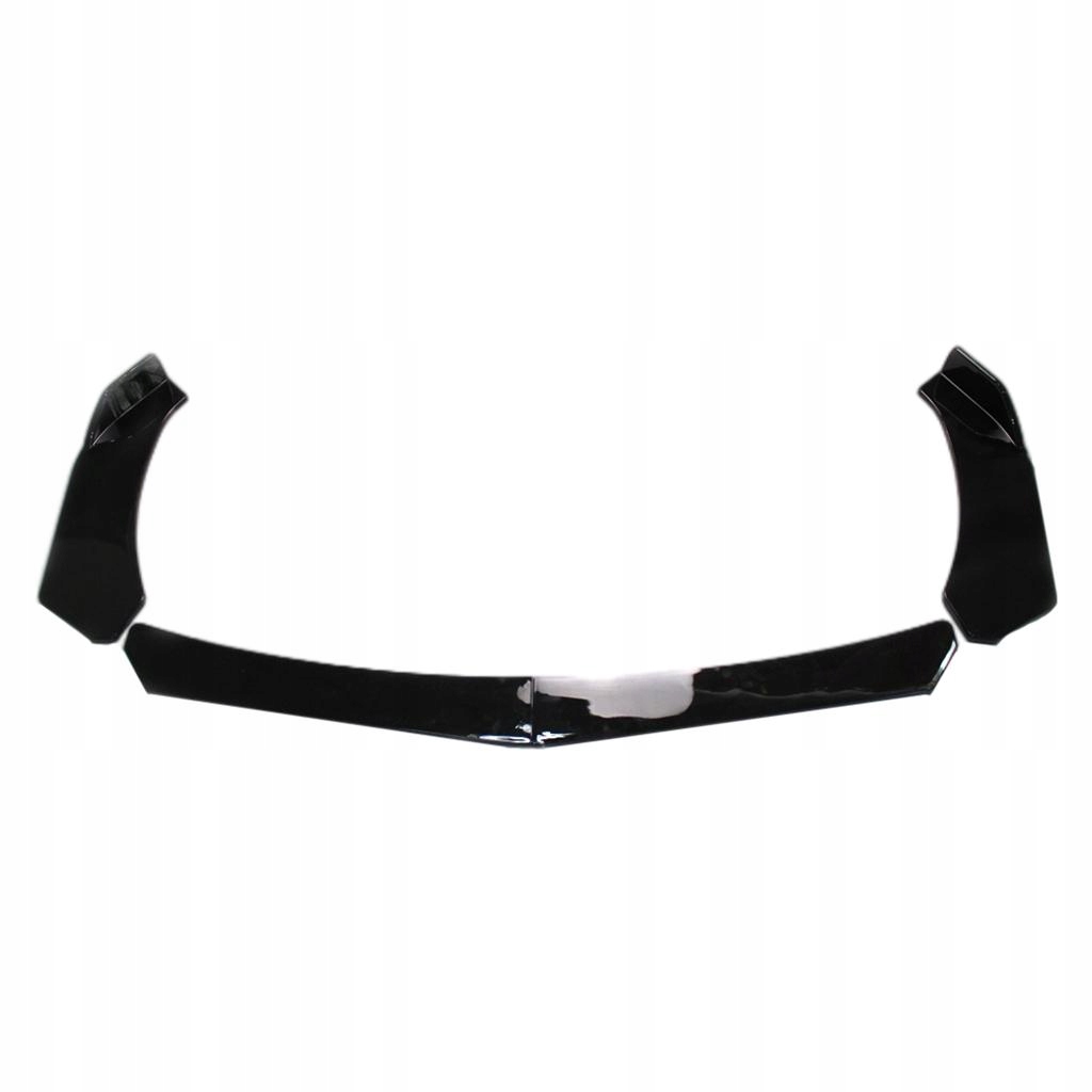 Universal Car Front Bumper Lip Splitter Spoiler Body Kits Glossy Black