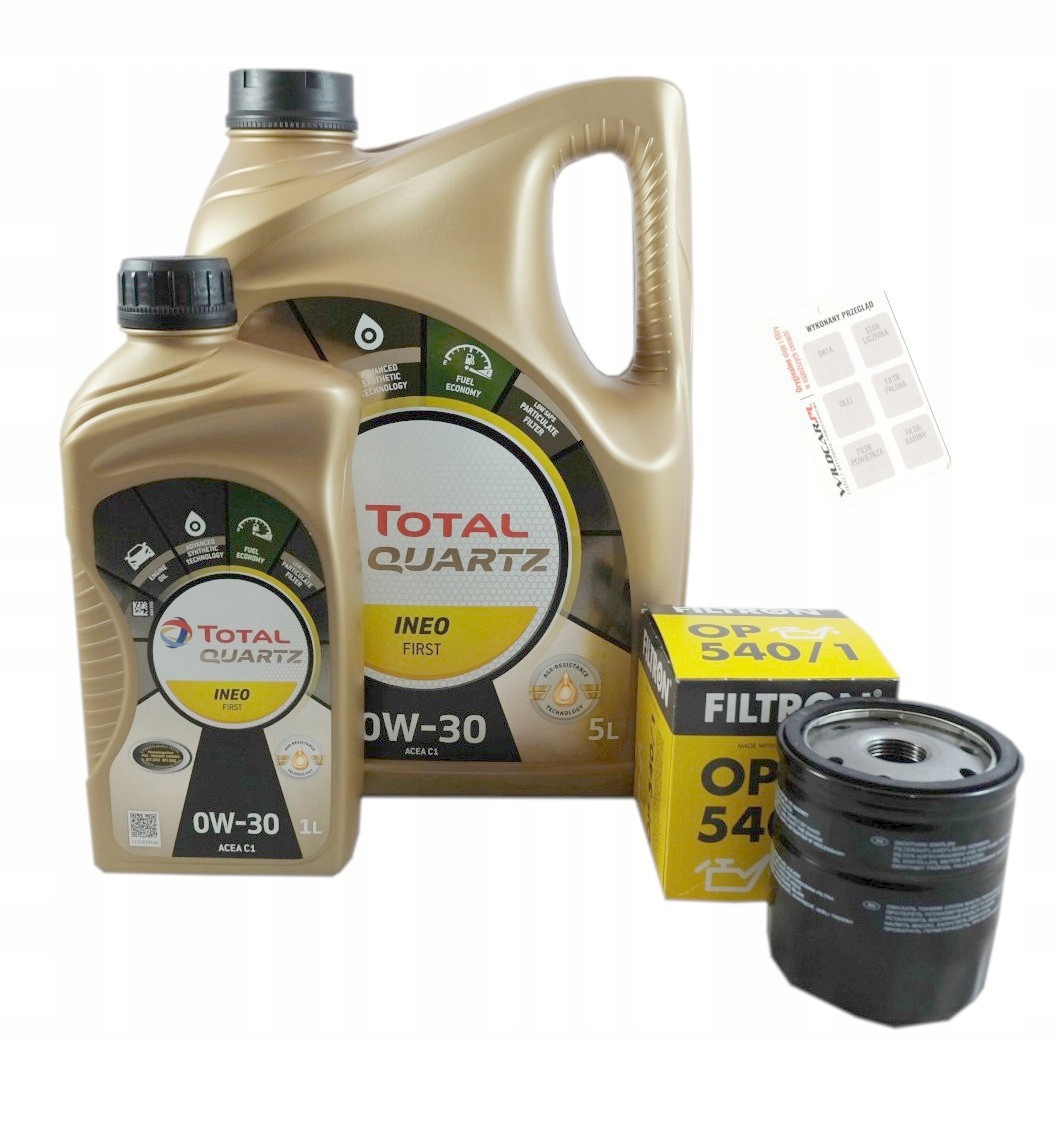 Filter Filtron op540/1 olej 0w30 Total Peugeot 3008 308 508 2.0 BlueHDi