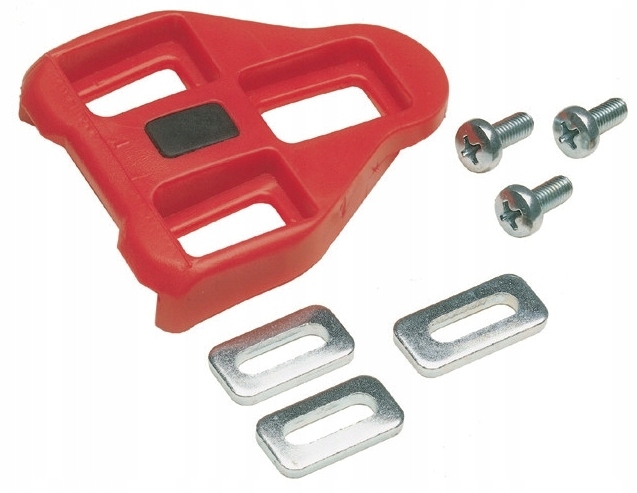 Roto Bloki do pedałów Look Delta czerwony