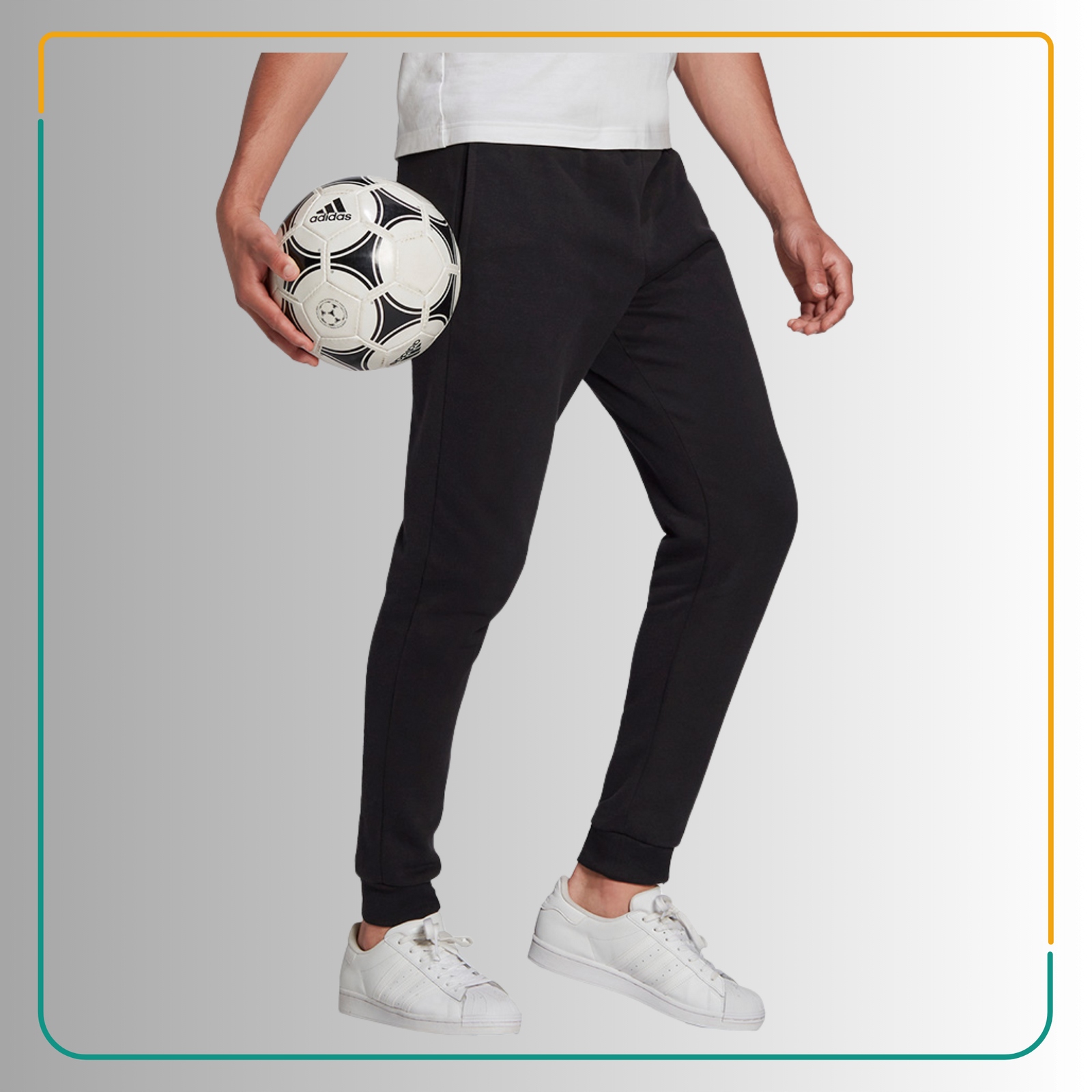 Spodnie Męskie Adidas Dresowe Czarne Bawełna Entrada 22 Sweat Pants M Model adidas Entrada 22 Sweat Pants