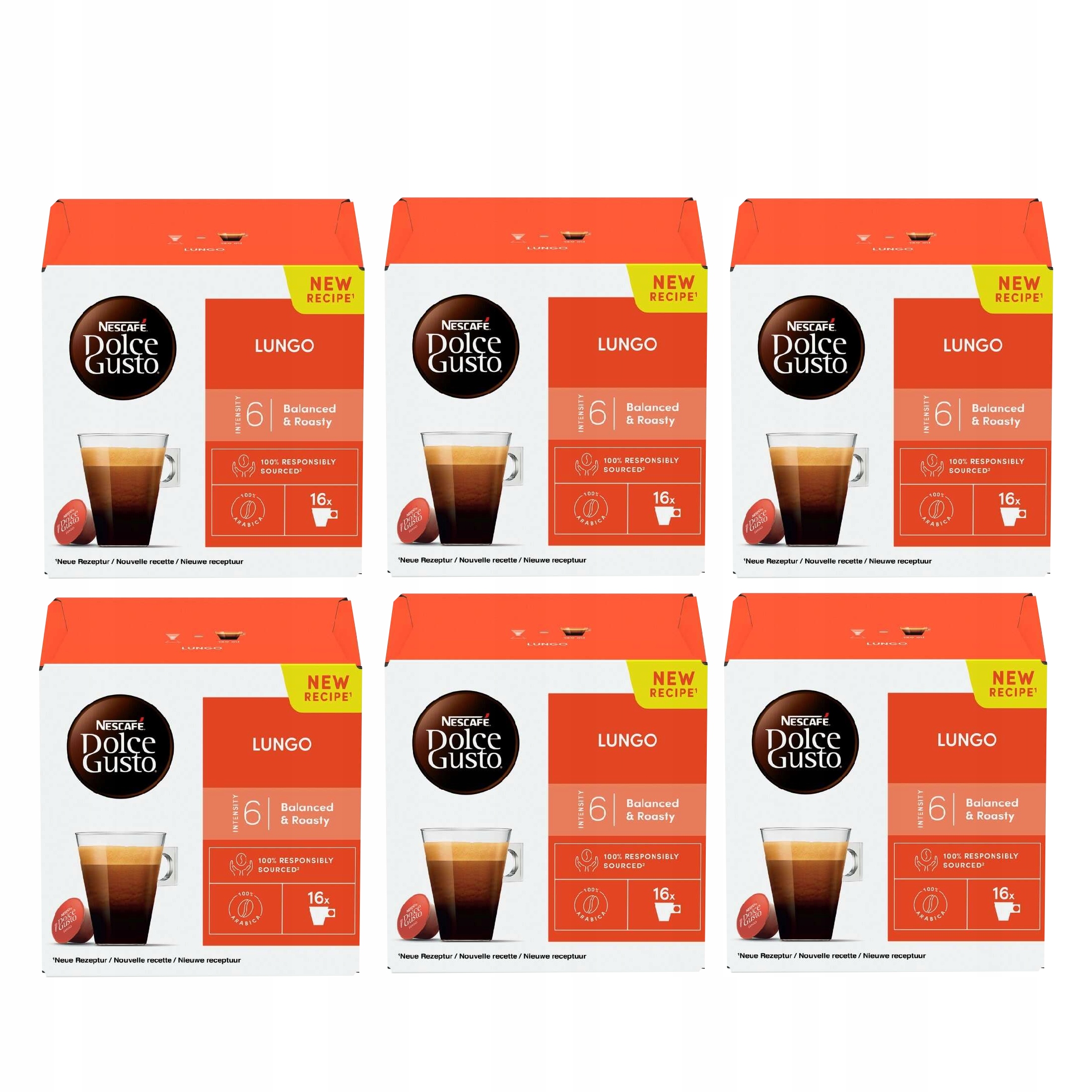 Kapsułki do ekspresu Nescafe Dolce Gusto Lungo 96x
