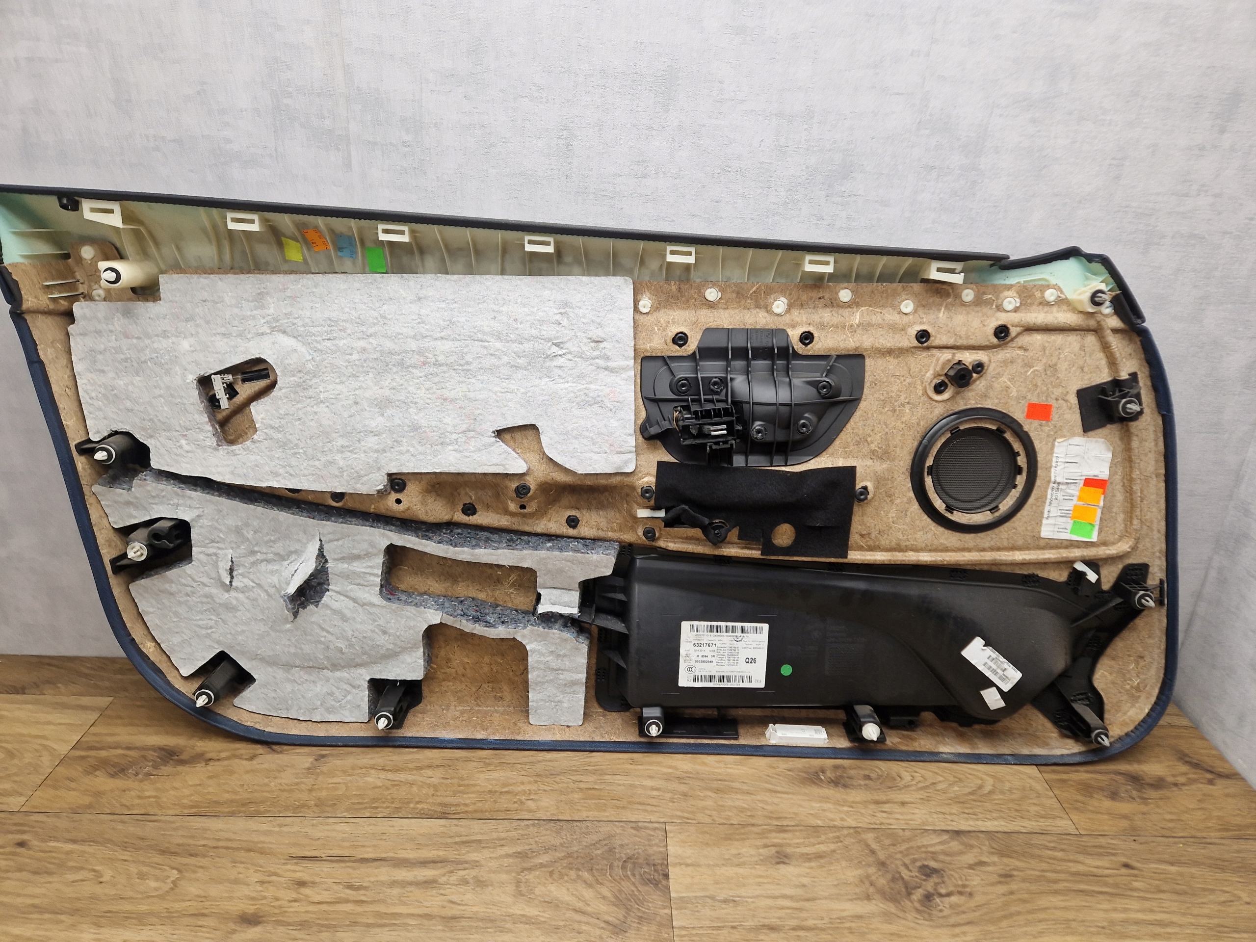 BMW F32 F33 right side front upholstery front PANEL door black leather