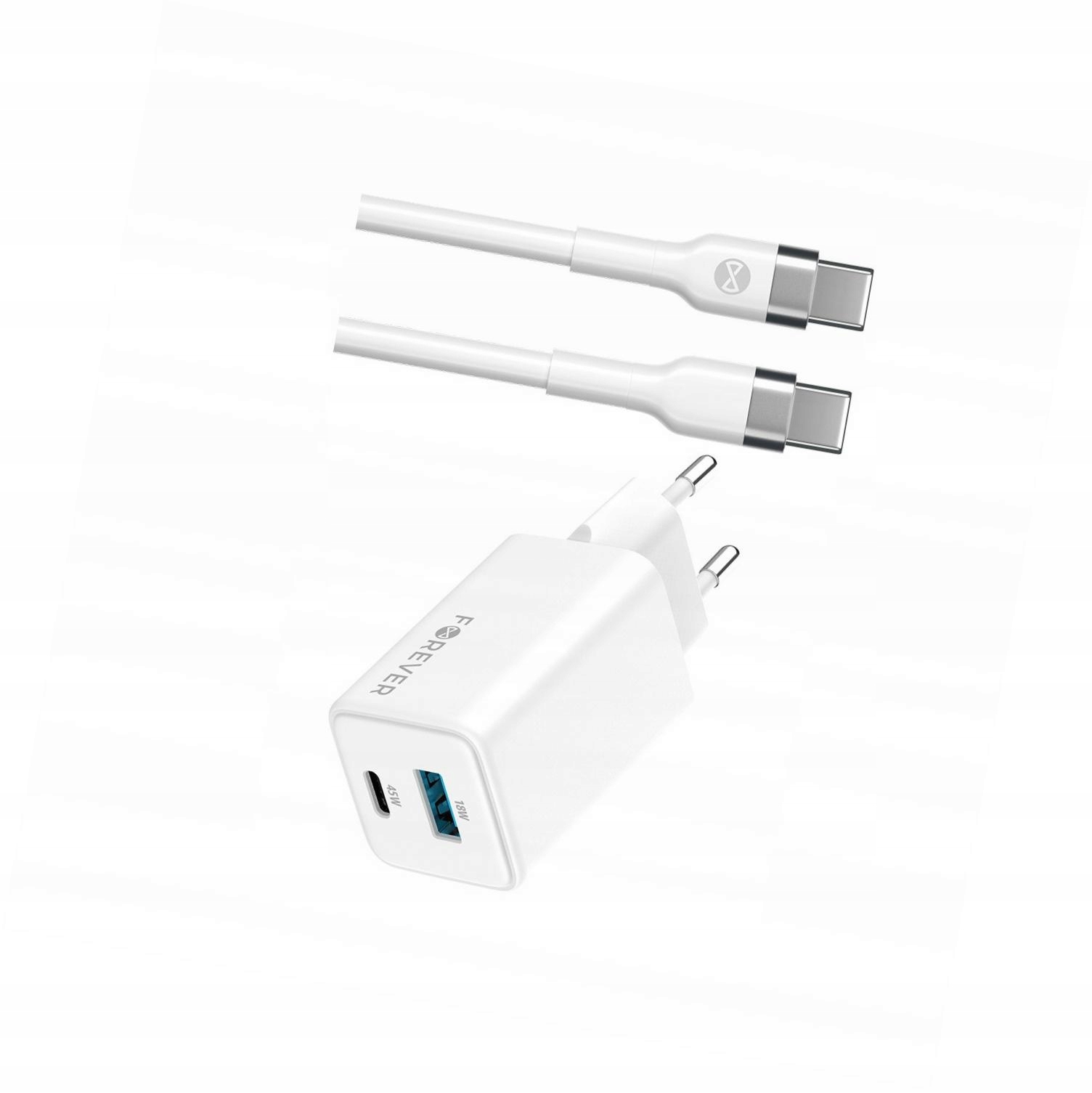 Szybka ładowarka GaN 45W Usb-c z kablem do Xiaomi Mi 11 Lite