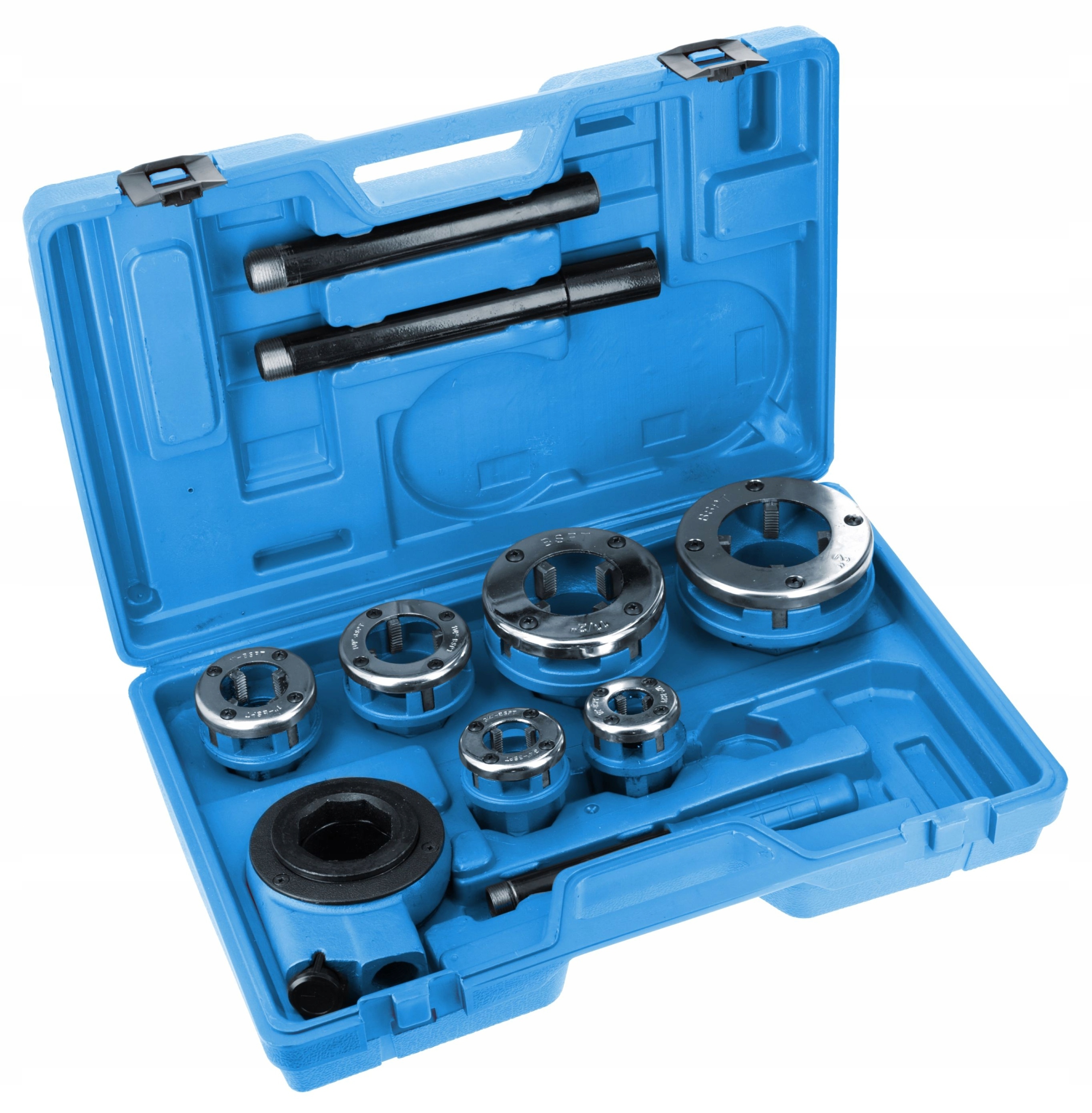 HOGERT Zestaw Gwintownic do rur 1/2″ - 2″ HT1P636