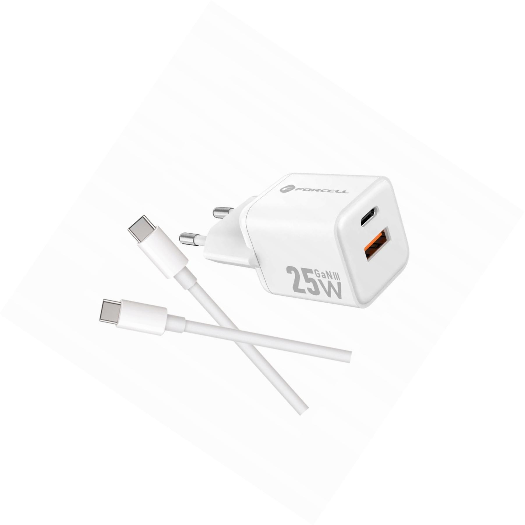 Szybka ładowarka Gan 25W z długim kablem Usb-c do Samsung Galaxy A21s