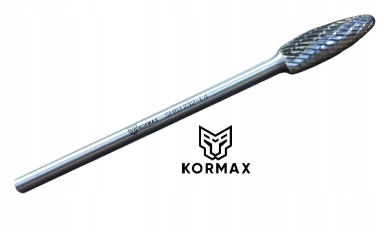 Fréza 12 mm dlouhý rotační plamenový pilník 12x32x132x6 mm z karbidu