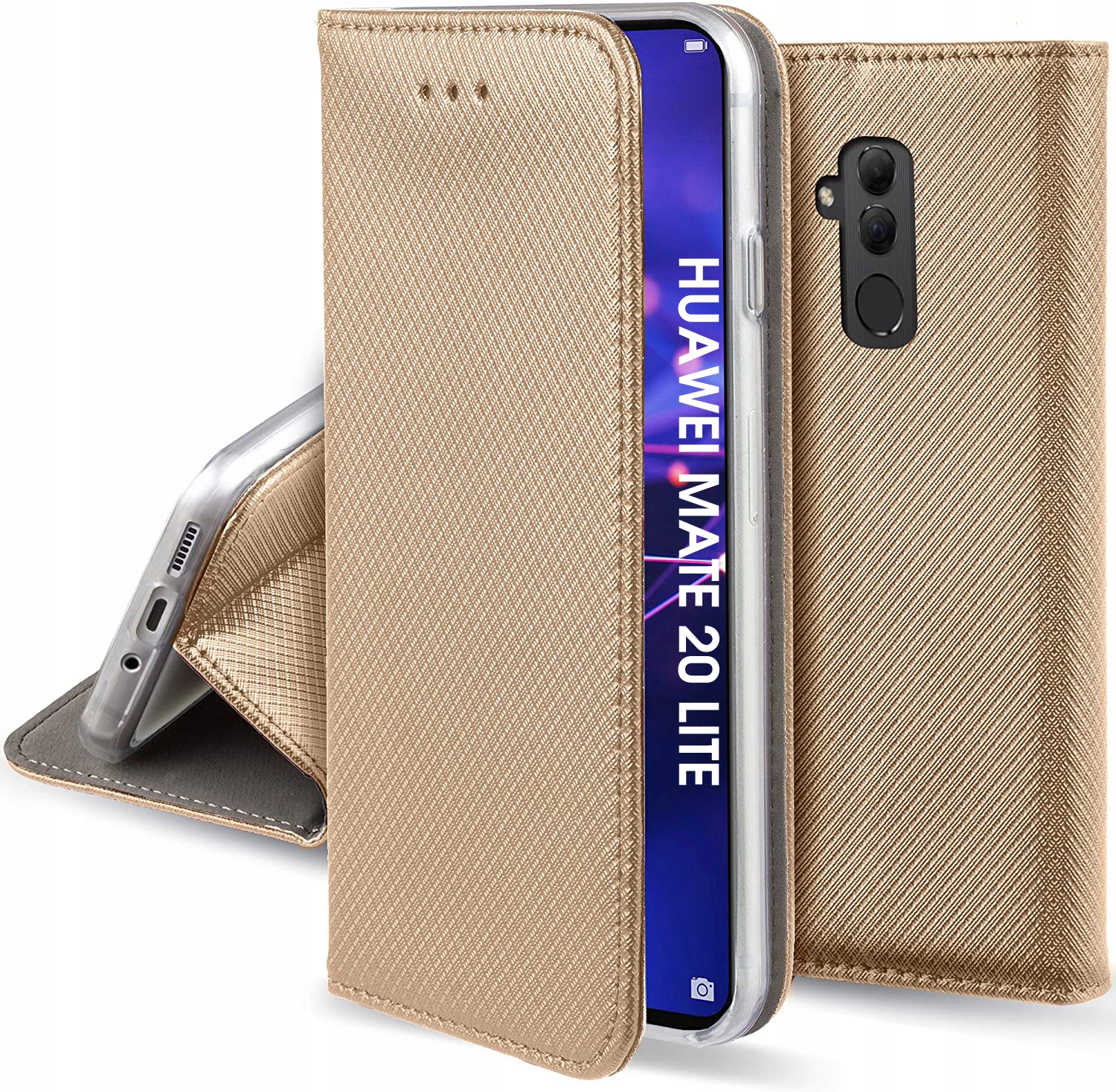 

Etui do Huawei Mate 20 Lite Smart Magnet Szkło