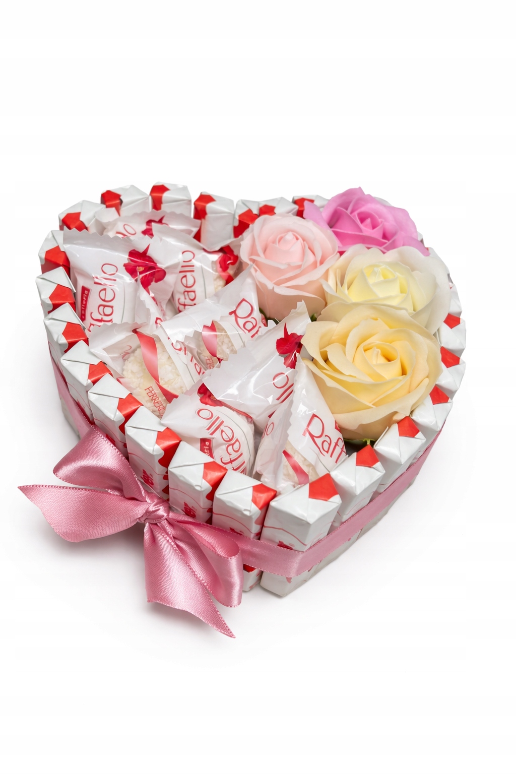 Kytice jídelní srdce dort jídelní hotový dárek