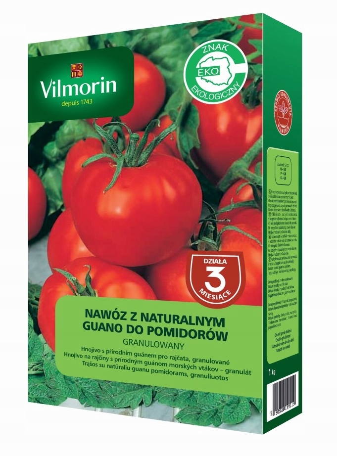 

Nawóz Guano Naturalny Do Pomidorów 1 Kg Vilmorin