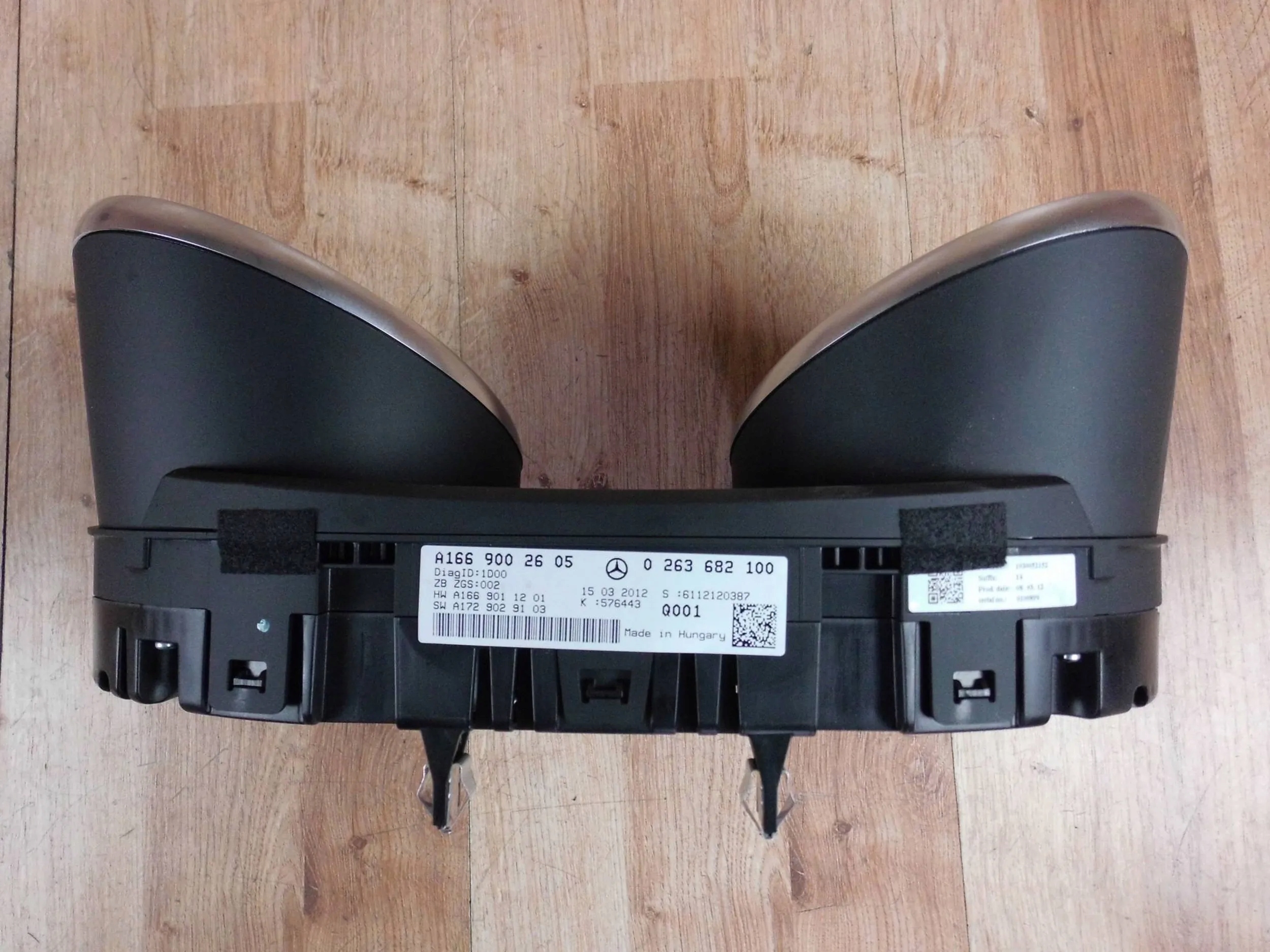 Mercedes ML 166 2012 3.0 CDI 190KW dials