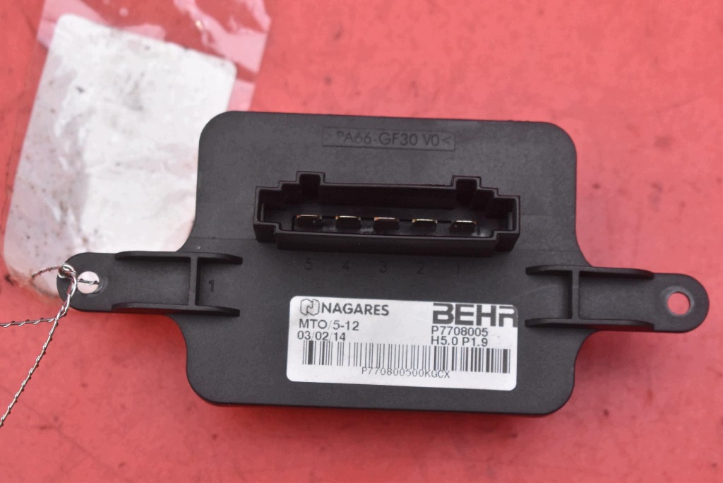 resistor, rheostat, regulator air conditioning devices resistor resistor P7708005 CITROEN DS5 12-15