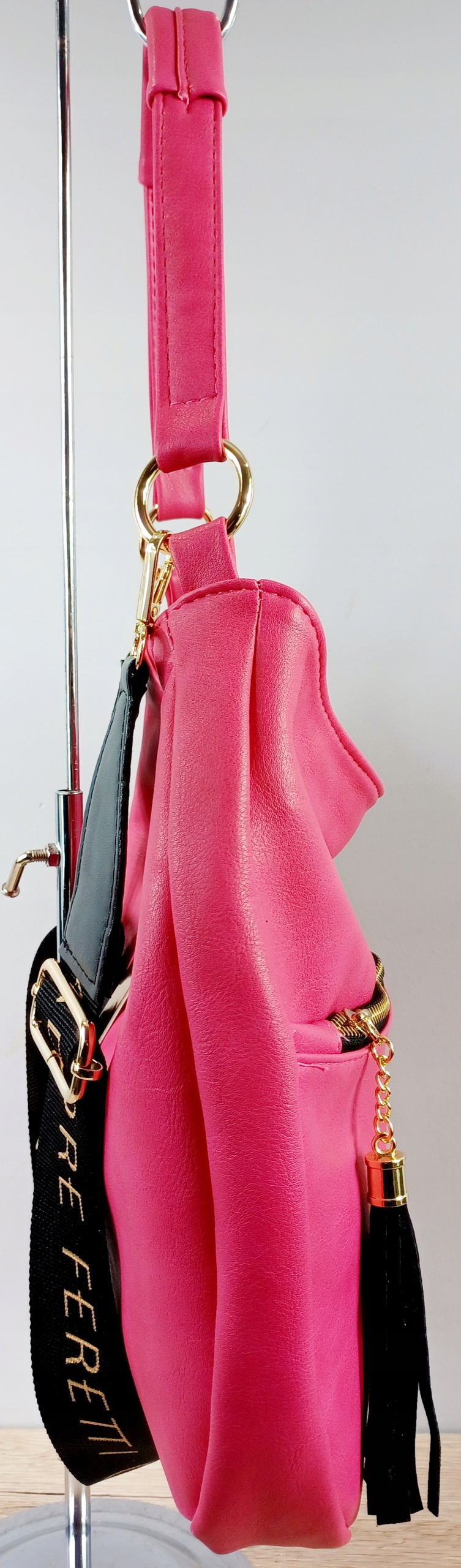 SALVADORE FERETTI torebka RÓŻOWA worek RÓŻOWY fuksja Kod producenta milano