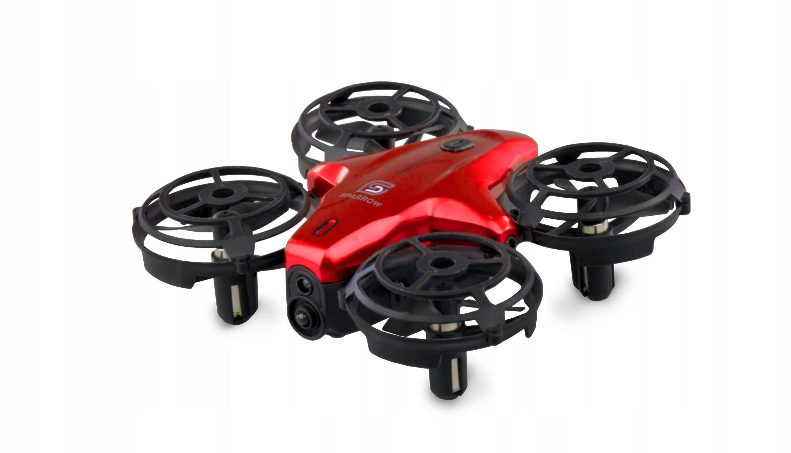 Amewi 25324 Mini dron s kamerou, 300 mAh, černý/červený