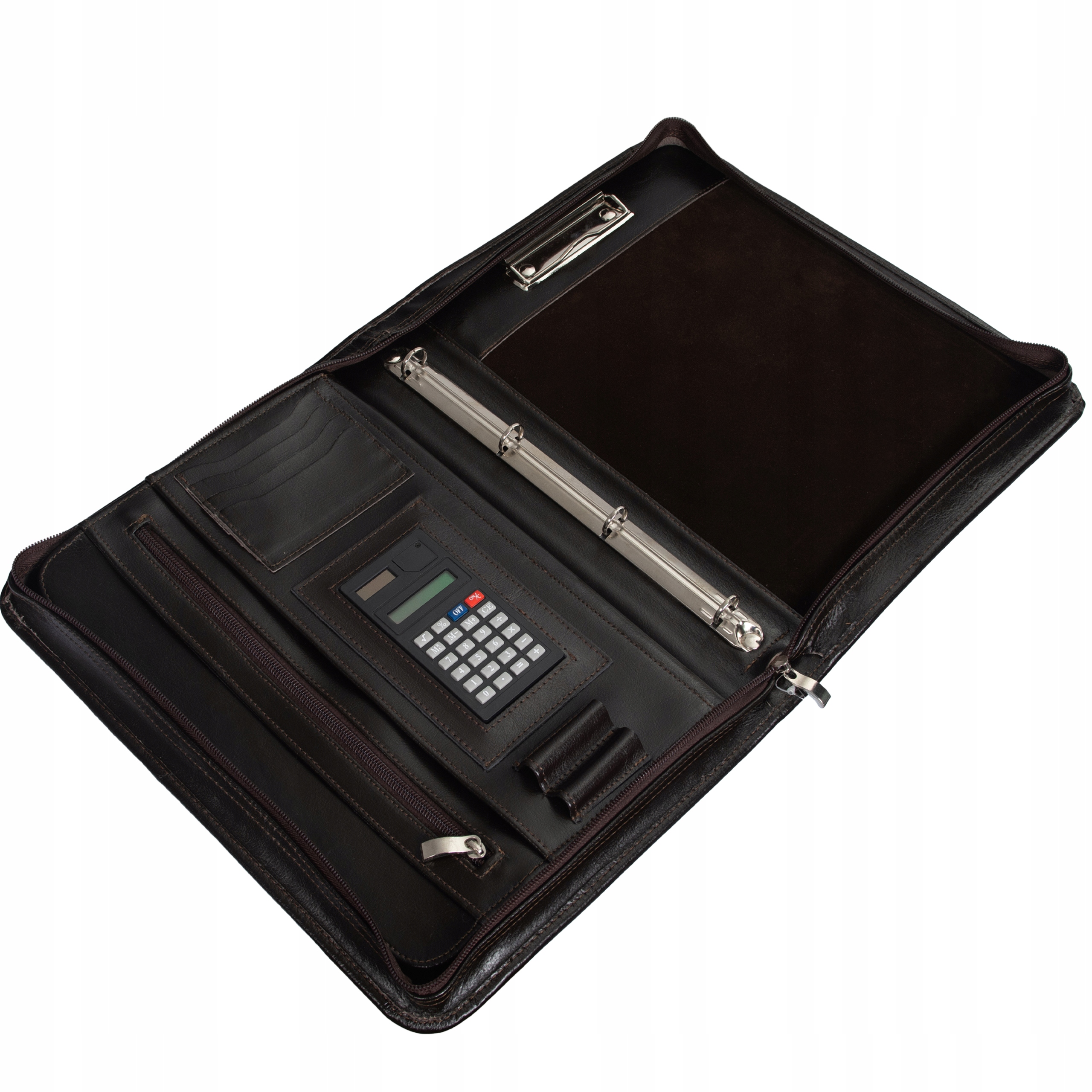 Organizer Aktówka A4 kalkulator BWS04 skóra czek. Marka inna