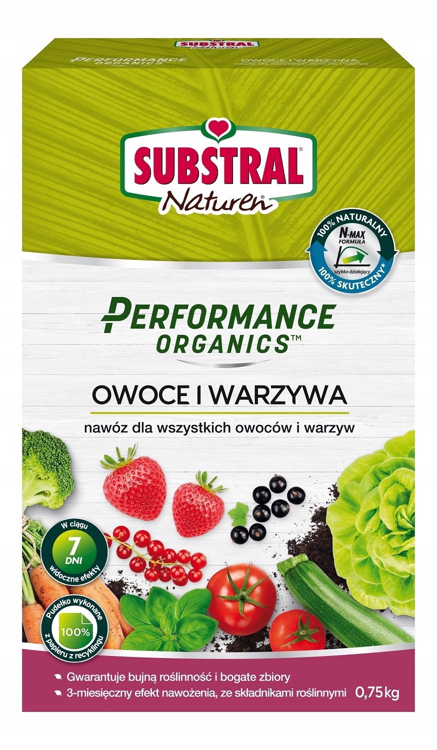 

Substral Performance Nawóz do Owoców i Warzyw 750g
