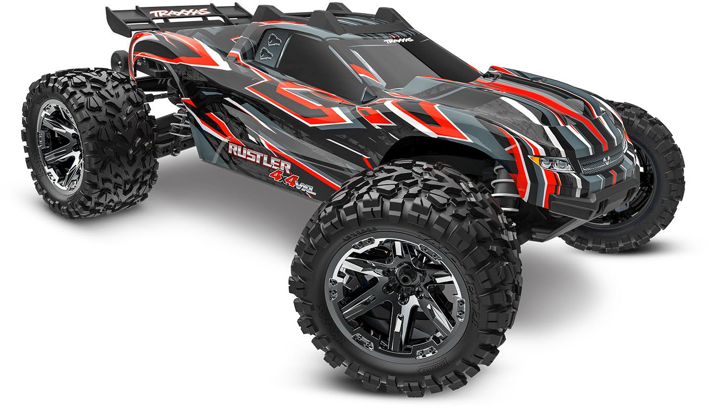 Szybki model rc TRAXXAS Rustler EHD 4WD VXL - 45cm - Tuning - Ponad 100km/h