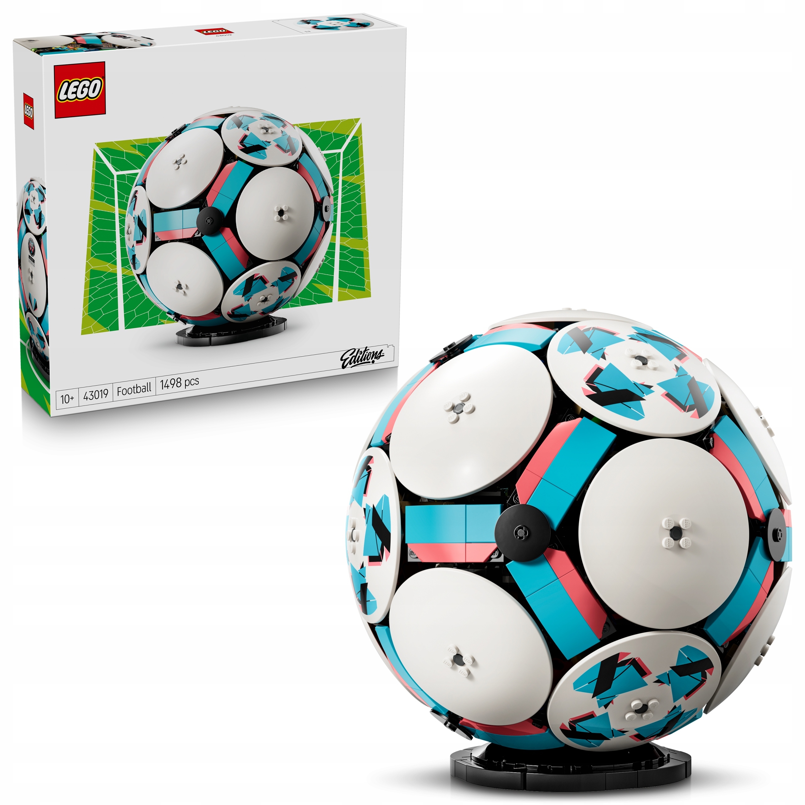 Lego Editions 43019 Fotbal 10+ Fotbalový míč Velký sběratelský model