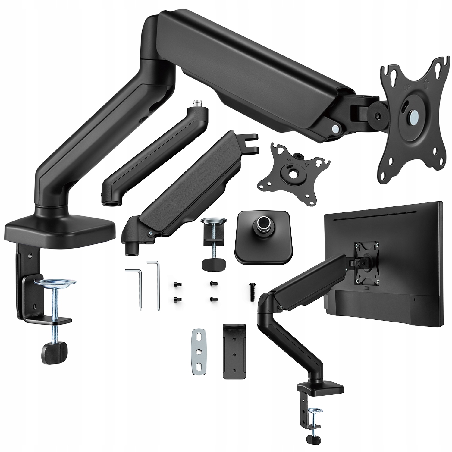 Pohyblivý Držák Na Monitor 17-32" Na Stůl Vesa 75x75 7,5x7,5 cm