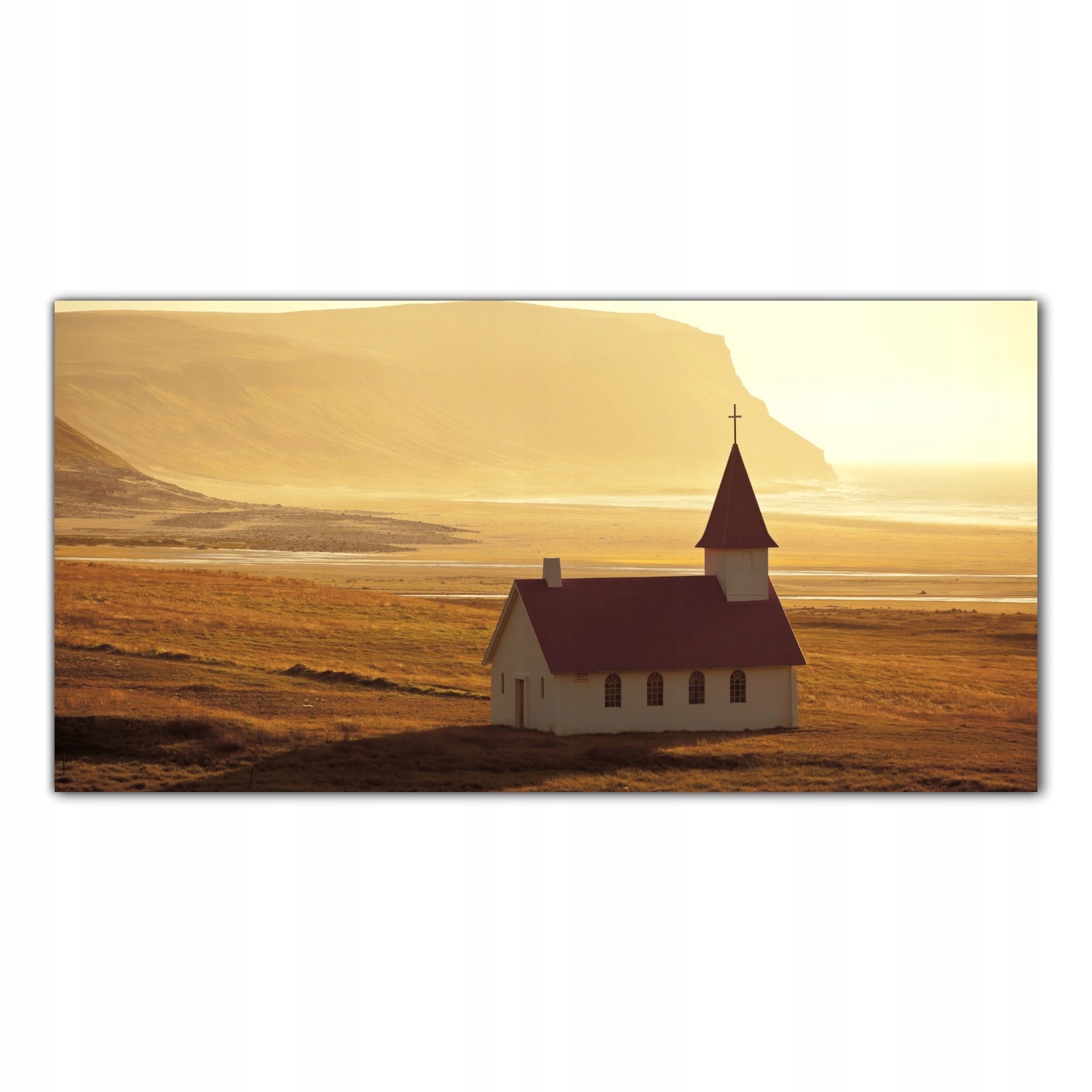 

Obraz na szkle Foto Kościół Islandia Wyspa 100x50
