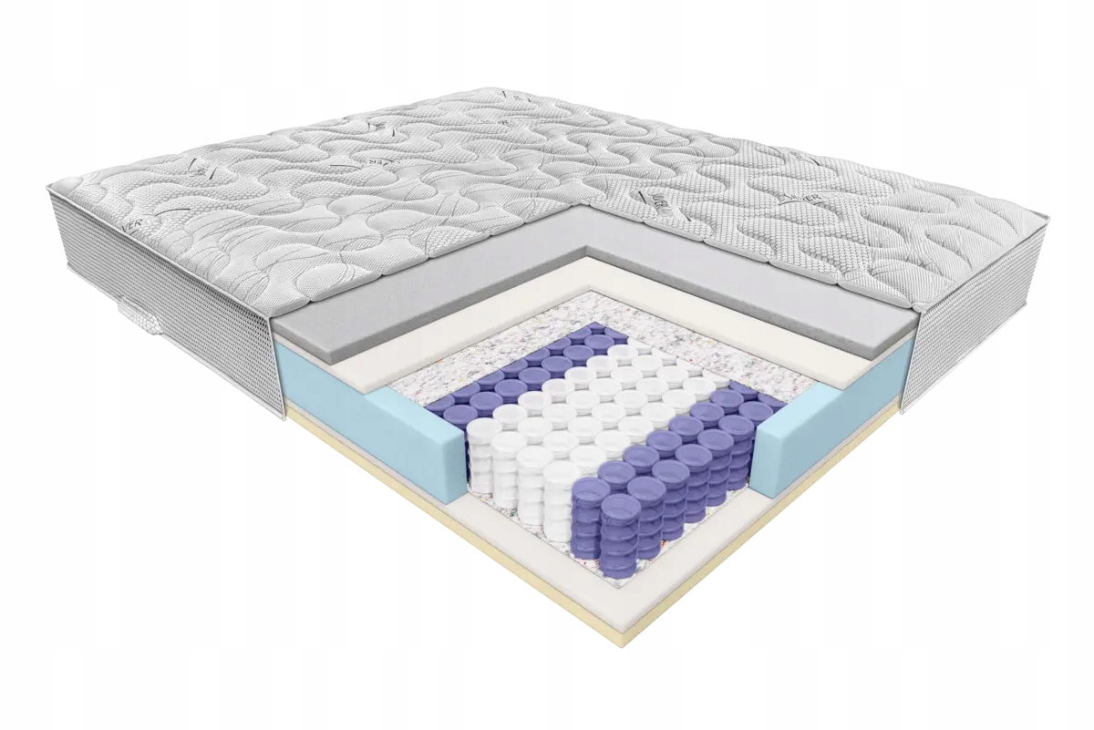 Janpol Matrac Enyo 80x200 Silver Care 3D Pružinový