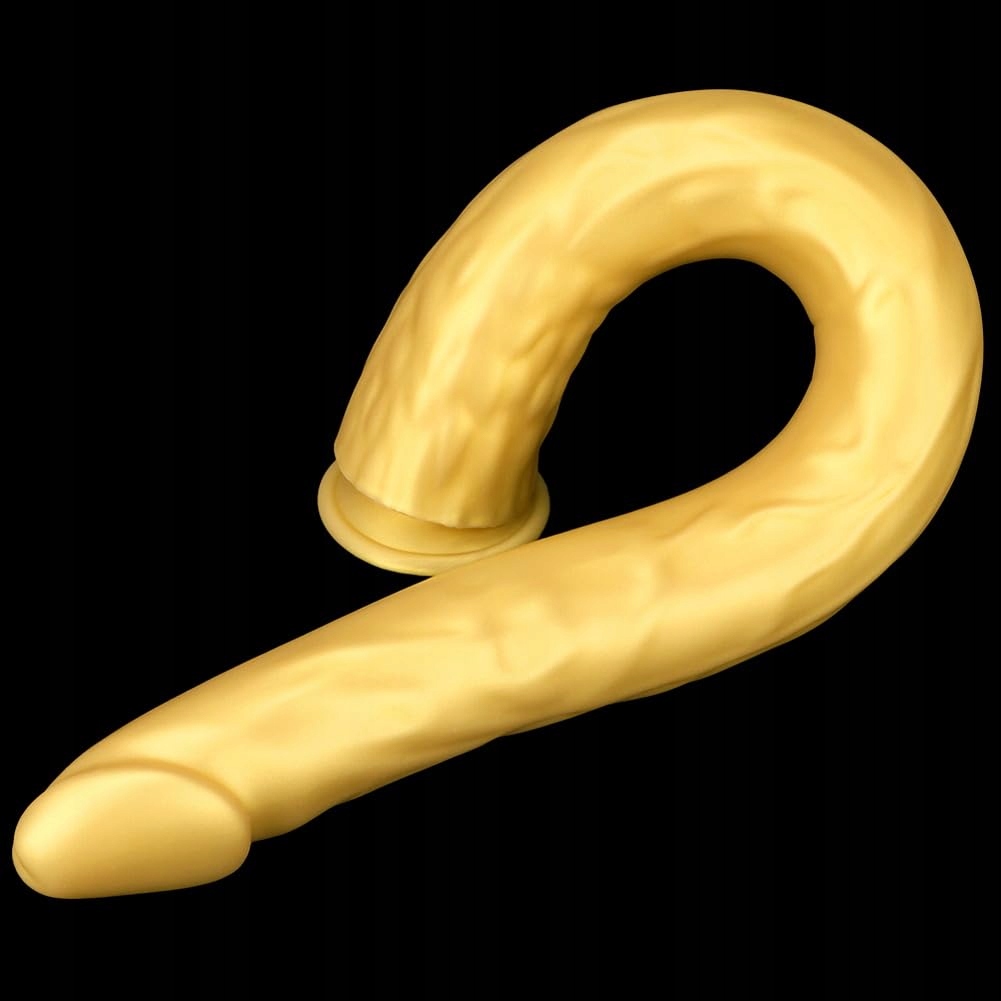 REALISTISCHER Długi Silikonowy Dildo z Przyssawką do Masażu — miniatura 3