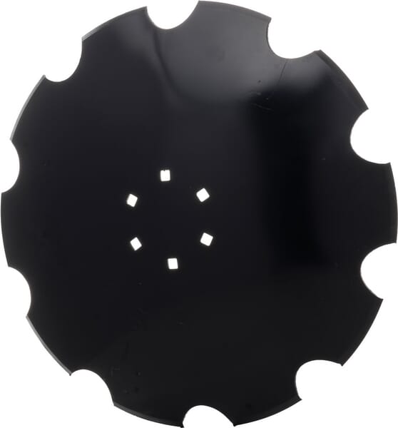 Talíř brány ozubený, 610 x 5 mm, 6 otvorů, rozteč 120 mm HD610120