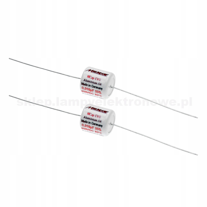 Kondenzátor Mcap Evo ALU-Oil 0,01uF/650V Mundorf 2 ks vybraný pár