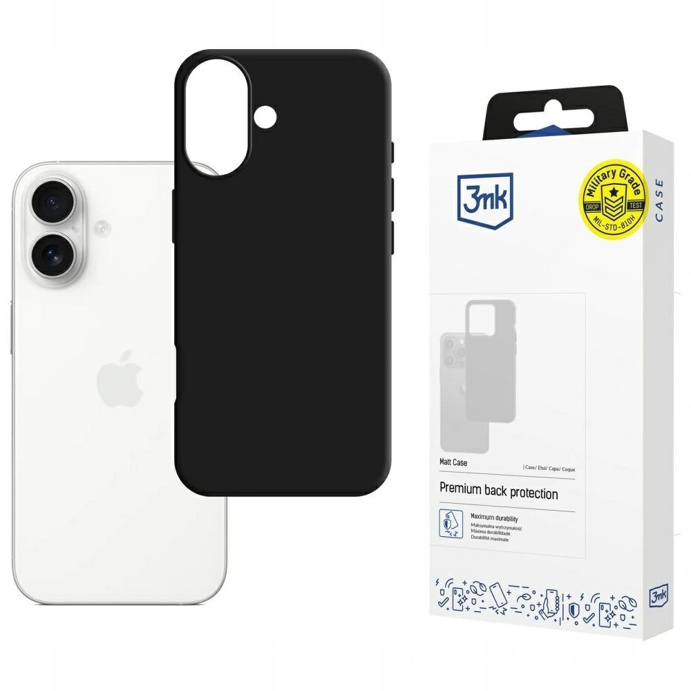 Etui 3mk Matt Case na Apple iPhone 17 czarne 3mk Protection