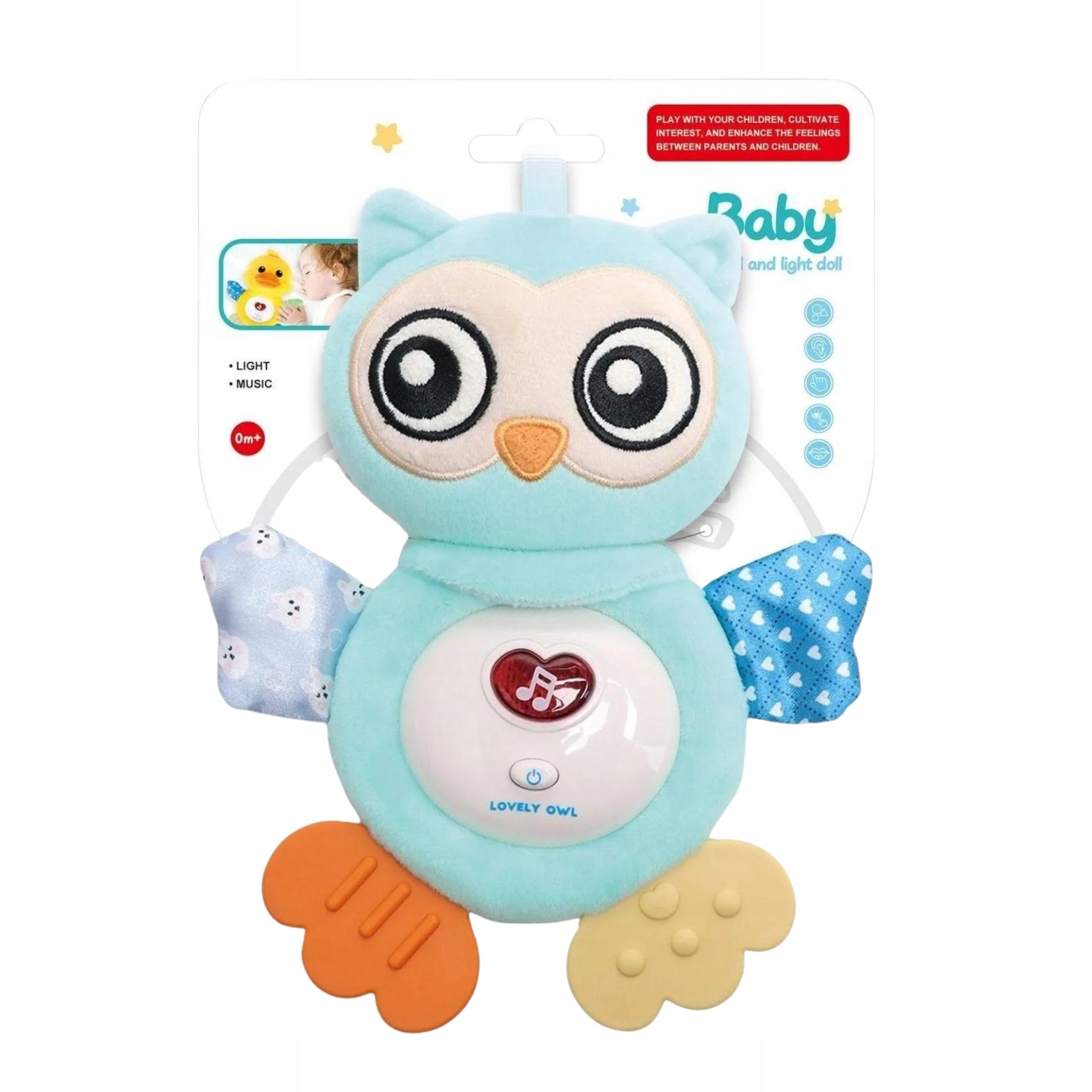 SÓWKA PLUSZAK USYPIACZ USYPIAJĄCA SENSORYCZNA DLA DZIECKA I NIEMOWLĄT Kod producenta PLUSZOWA SOWA SENSORYCZNA DLA NIEMOWLAKÓW