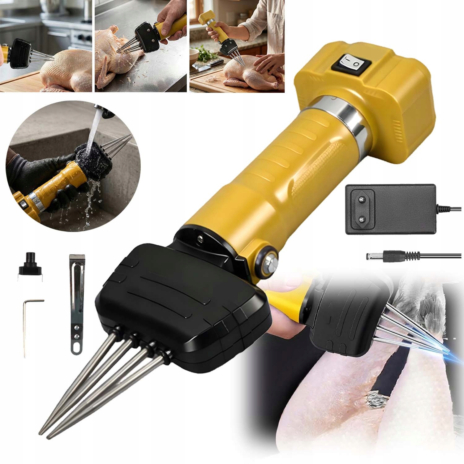 Elektrická Ruční Nabíječka Pro Drůbež, Kuřata, Peří, Peří, Škubačka