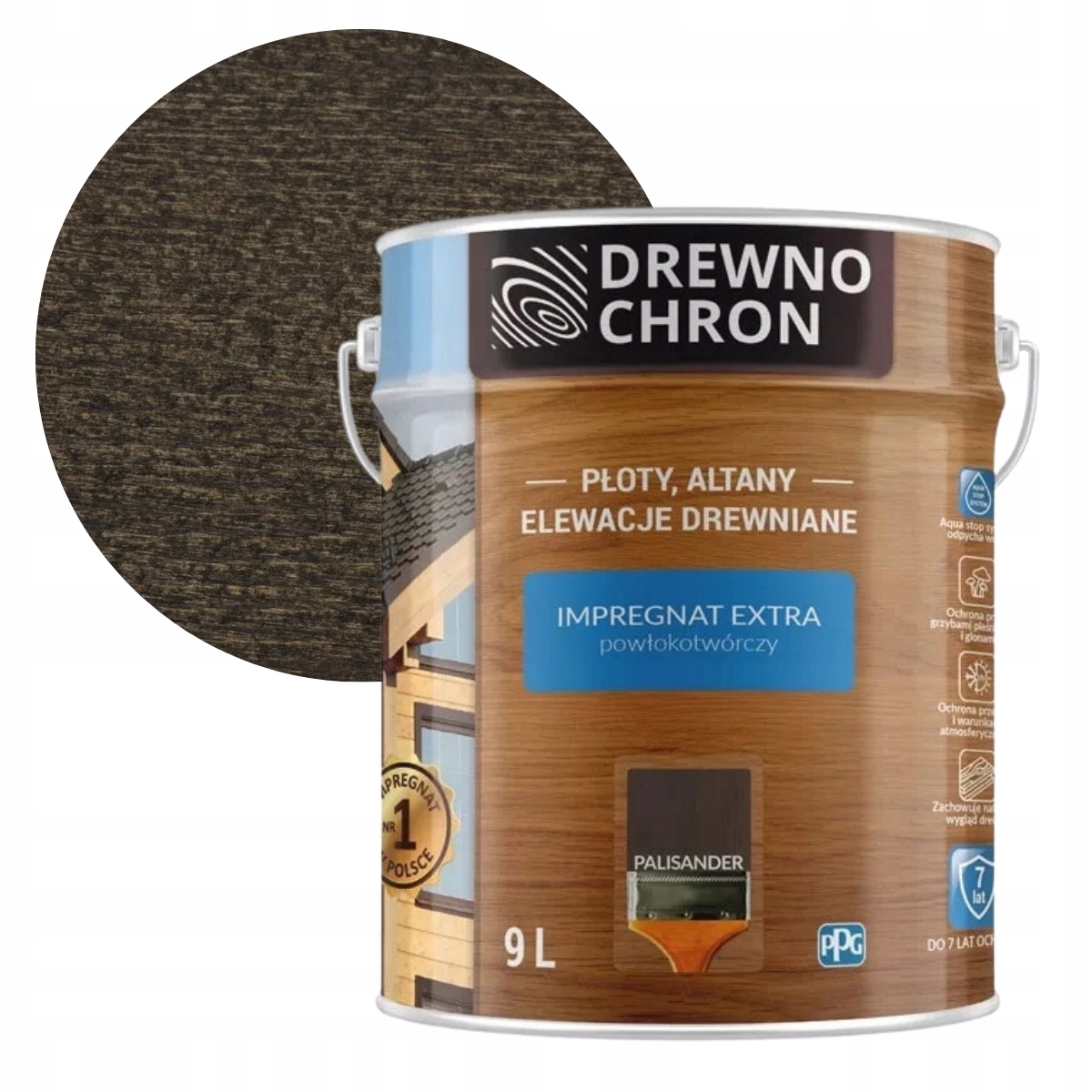Drewnochron Impregnát Extra 9L Palisandr
