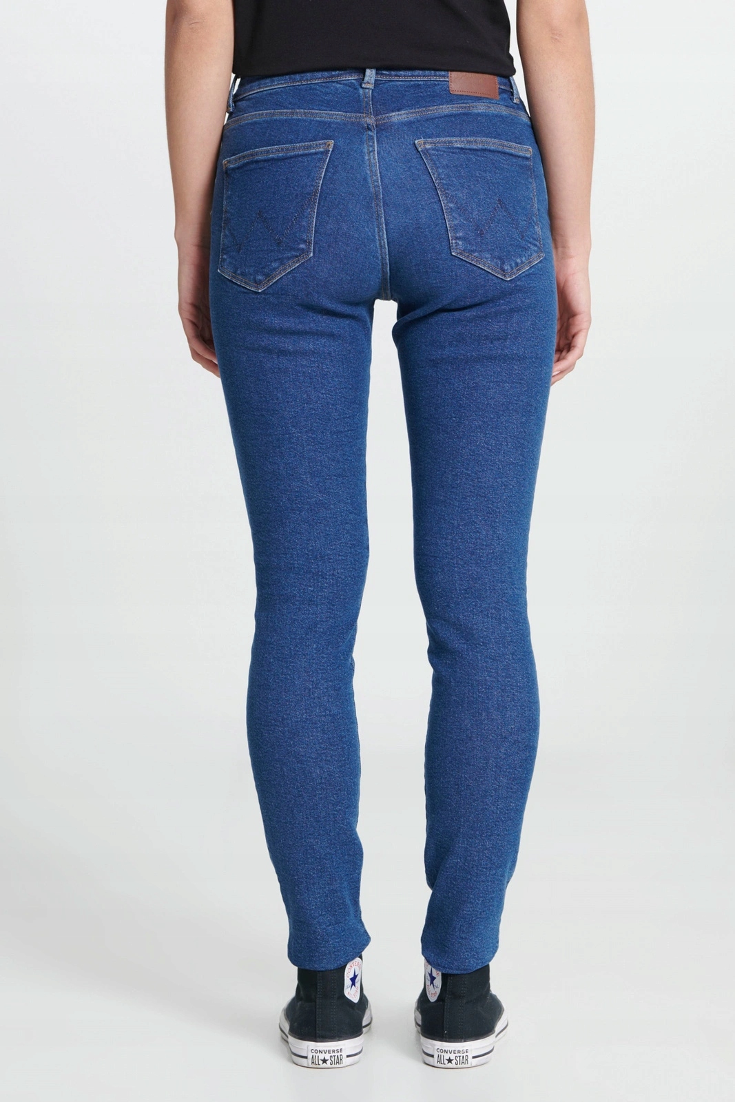Dámské úzké nohavice džíny Wrangler High Rise Skinny Good News 112388571 29/32