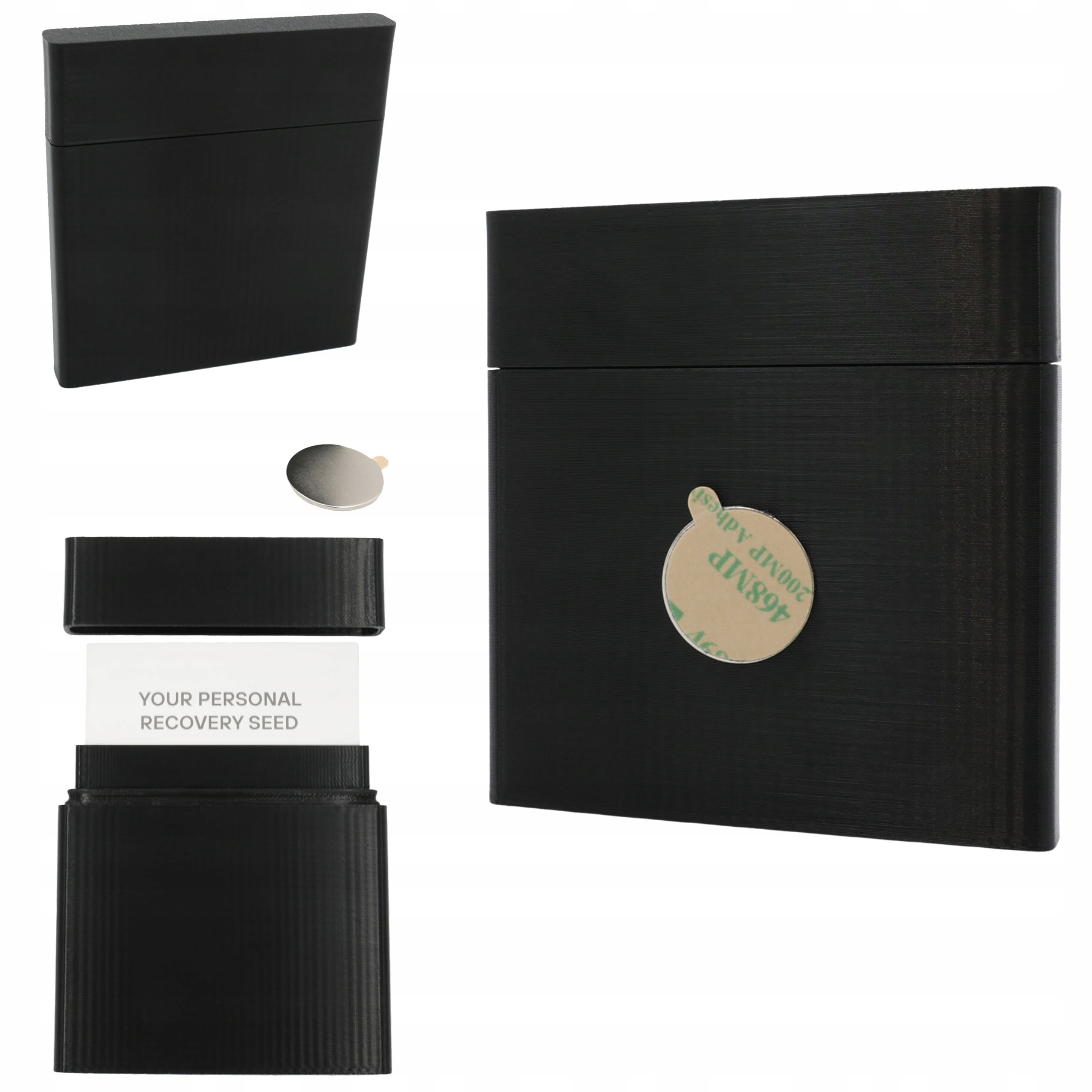 Бумажный футляр для фраз SEED-магнитное хранилище recovery sheet