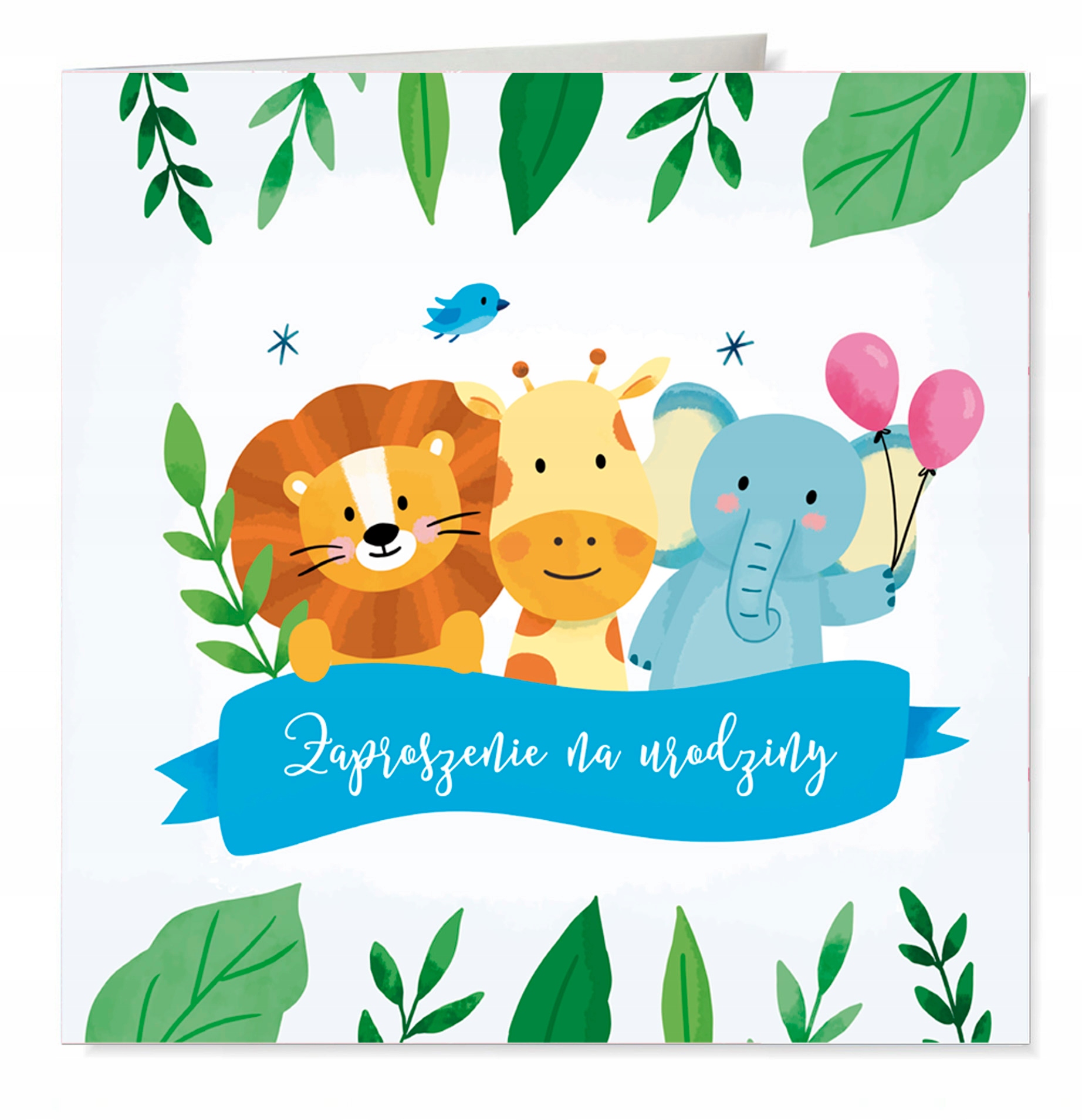 ZAPROSZENIA na Roczek Urodziny KOPERTY 10 szt.