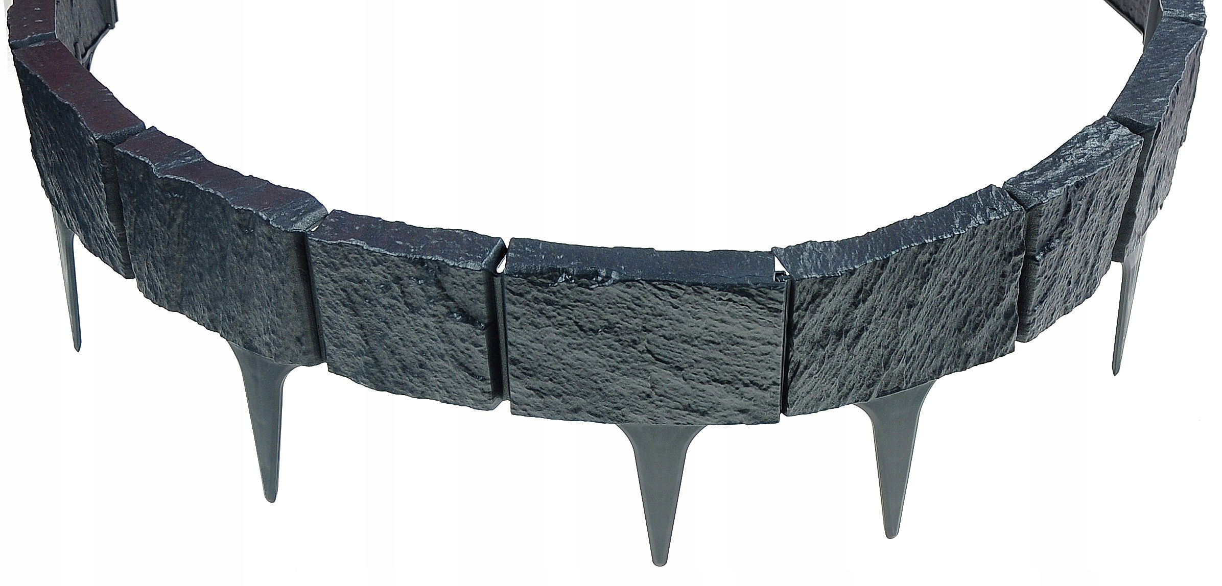 Piękna Palisada Ogrodowa 390cm Kamień Łupany Stone Szeroki Rant Solidna x3