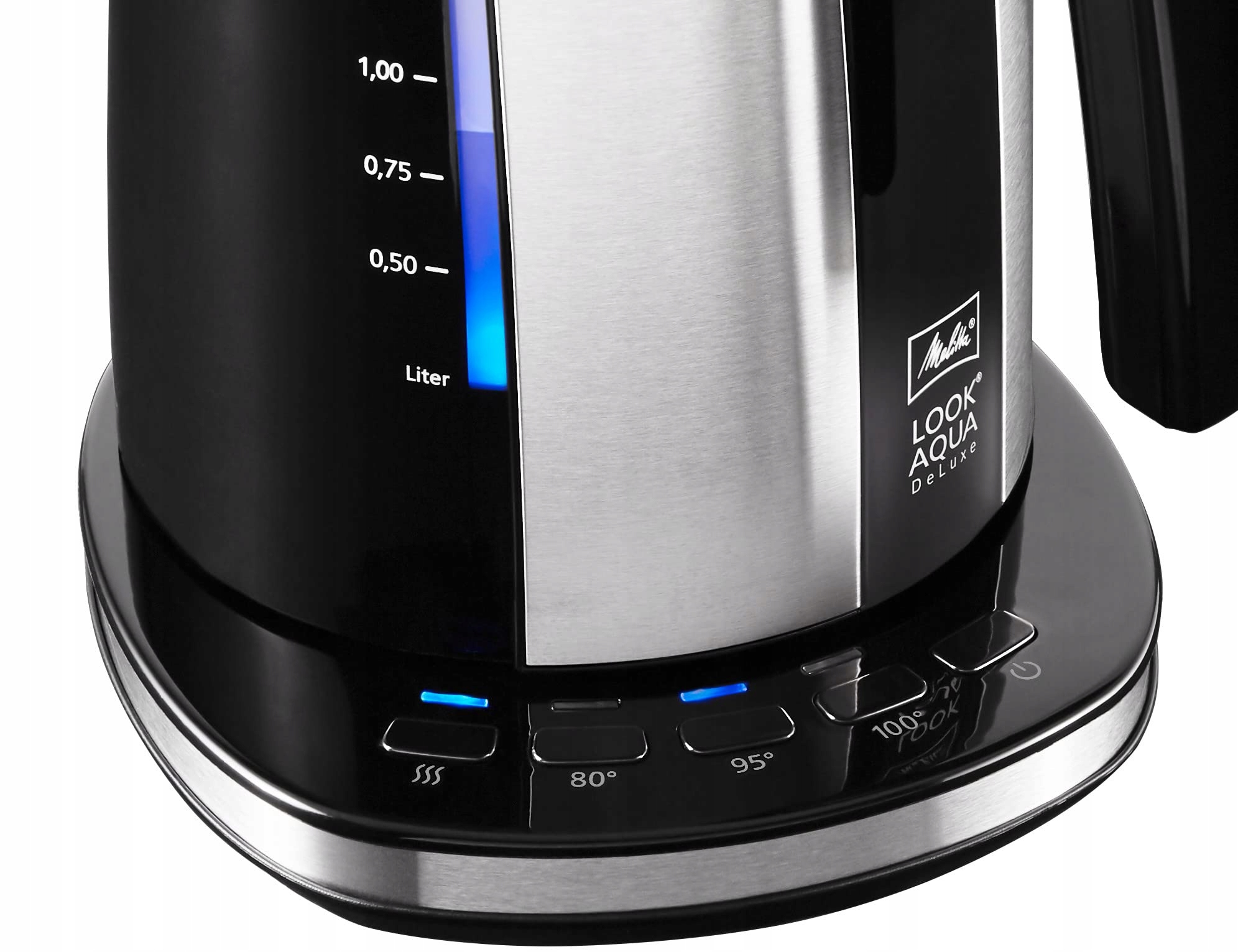 MELITTA Czajnik Elektryczny Look Aqua DeLuxe 1,7L Regulacja Temperatury — miniatura 4