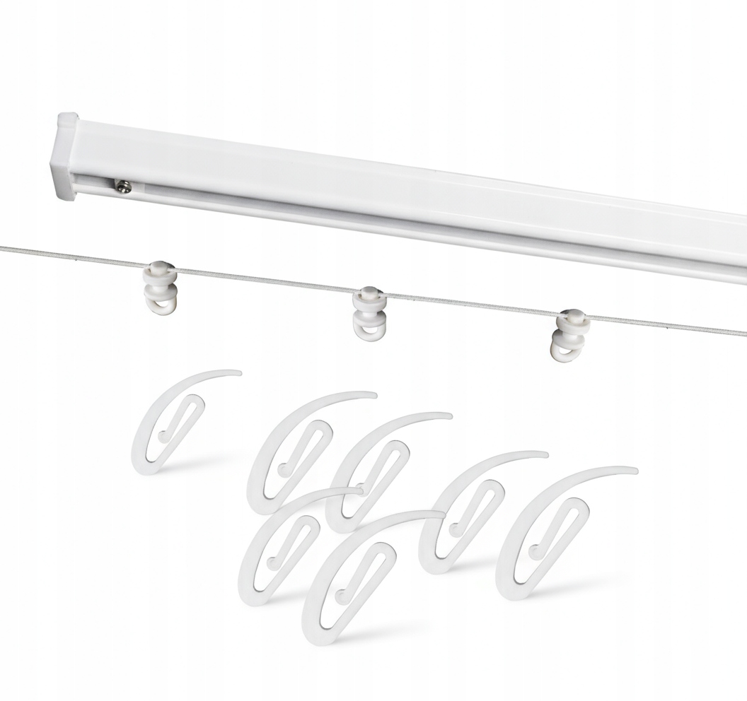 Garnýž Hliníková stropní lišta Set Wave Ps 480 cm