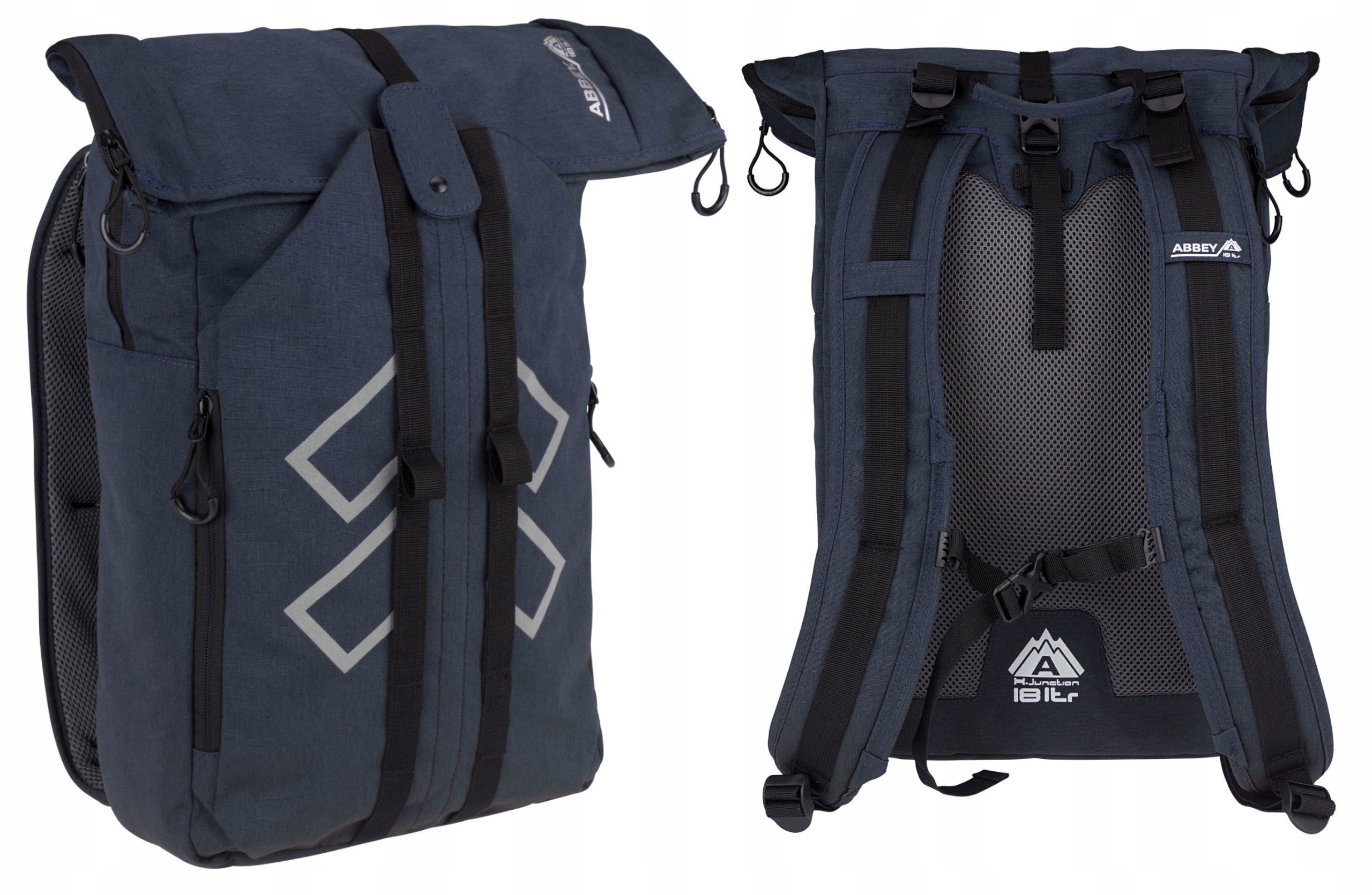 Plecak turystyczny damski męski szkolny miejski podróżny sportowy Abbey 18L