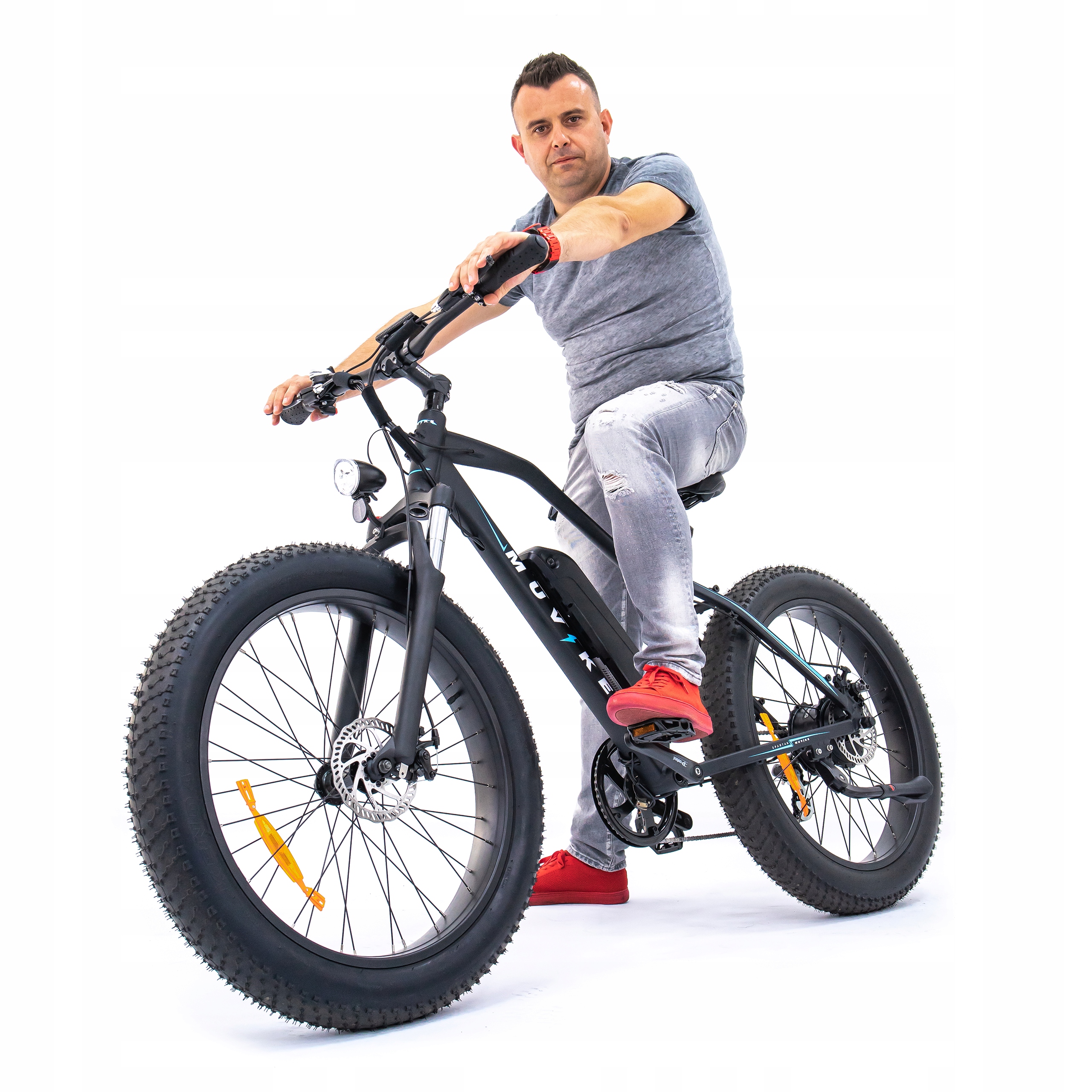 Rower Elektryczny Fatbike Górski Bafang Shimano 48V Muvike 2 X Akumulator