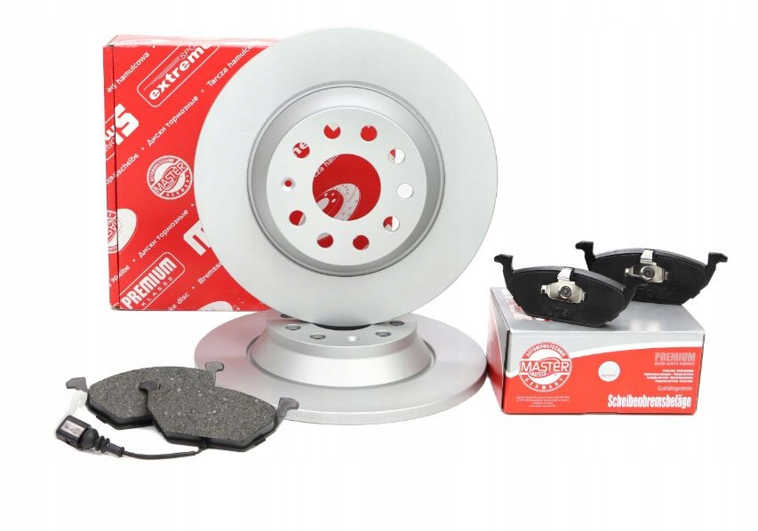 Kotouče přední destičky Altea Golf 5 a 6 Master Sport