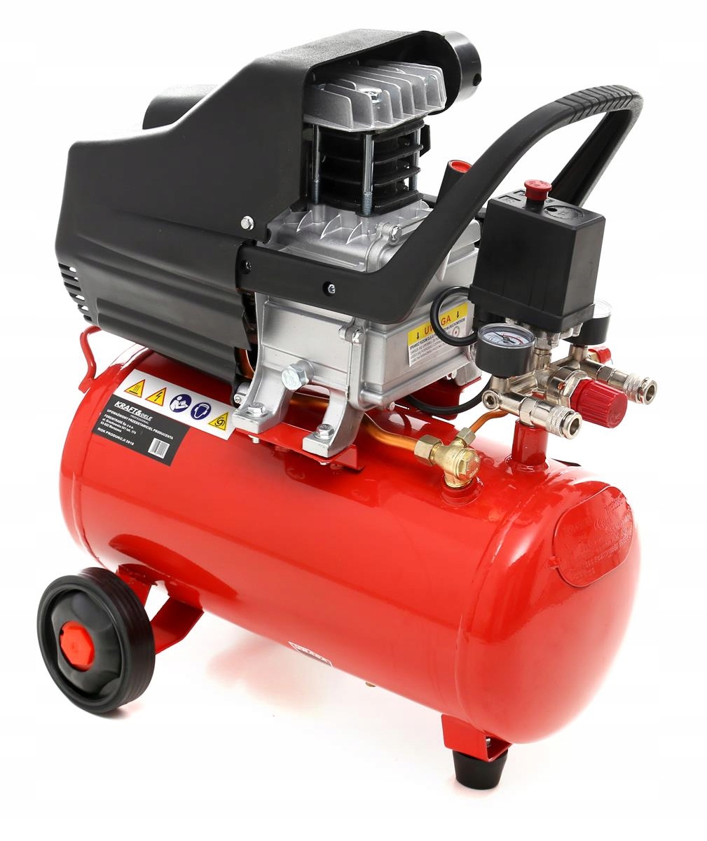 KOMPRESOR OLEJOWY 24L 8 BAR 3.8KM ZESTAW PNEUMATYCZNY Ciśnienie maksymalne 8 bar