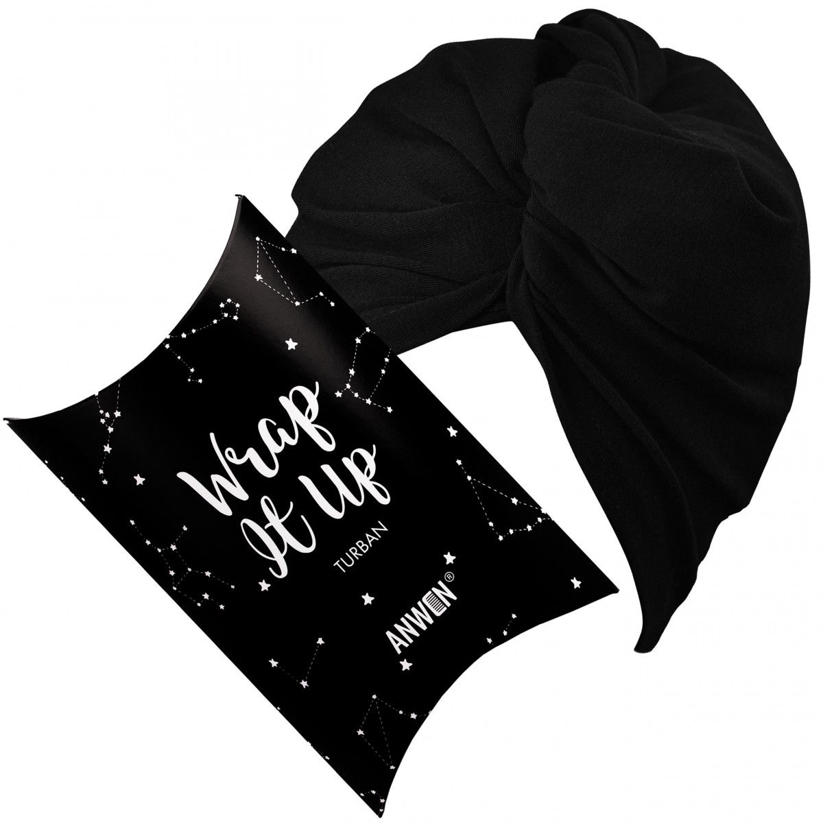 ANWEN Turban Wrap It Up Czarny Kod producenta 5907222404416